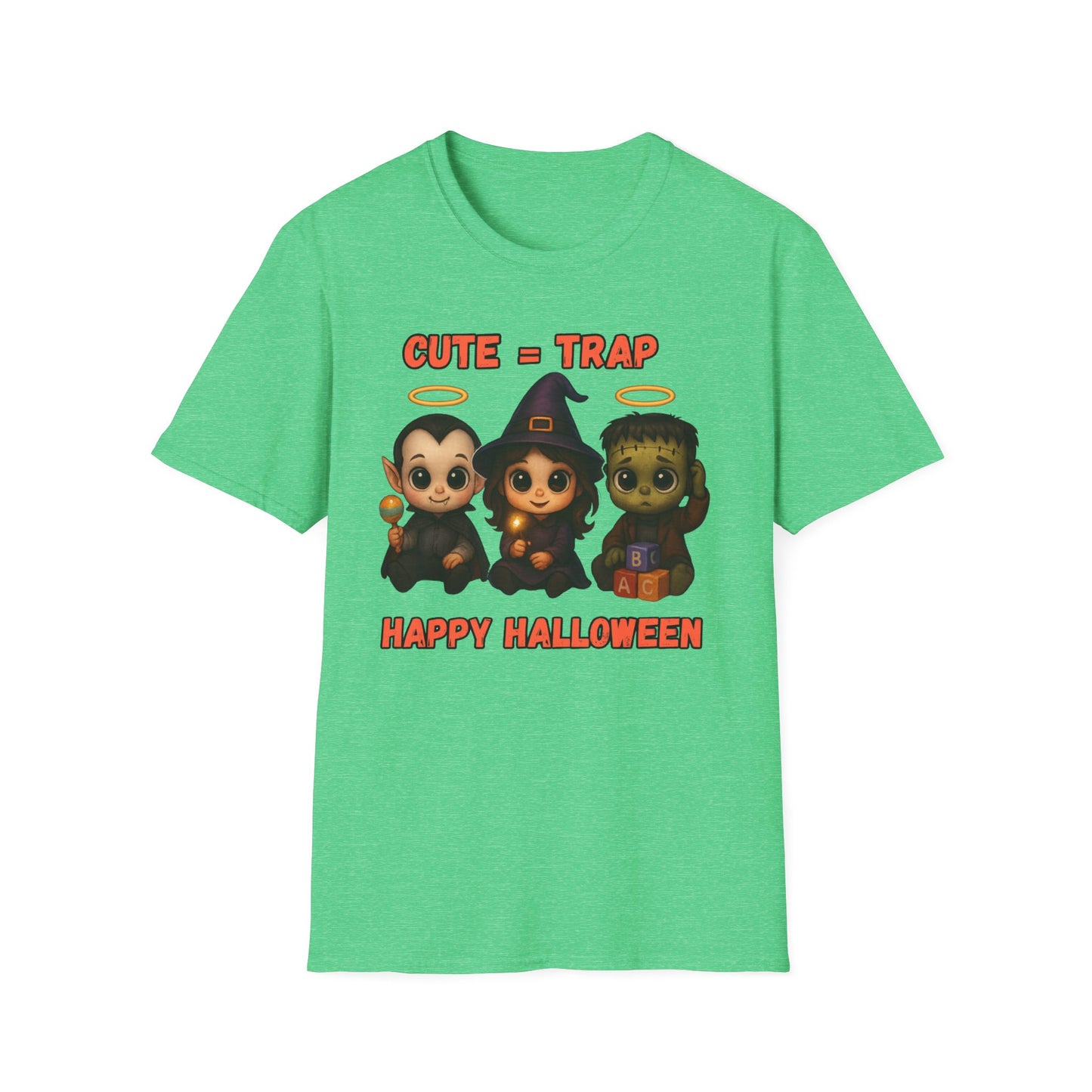 Cute Halloween Baby Monster Softstyle Tee-Shirt
