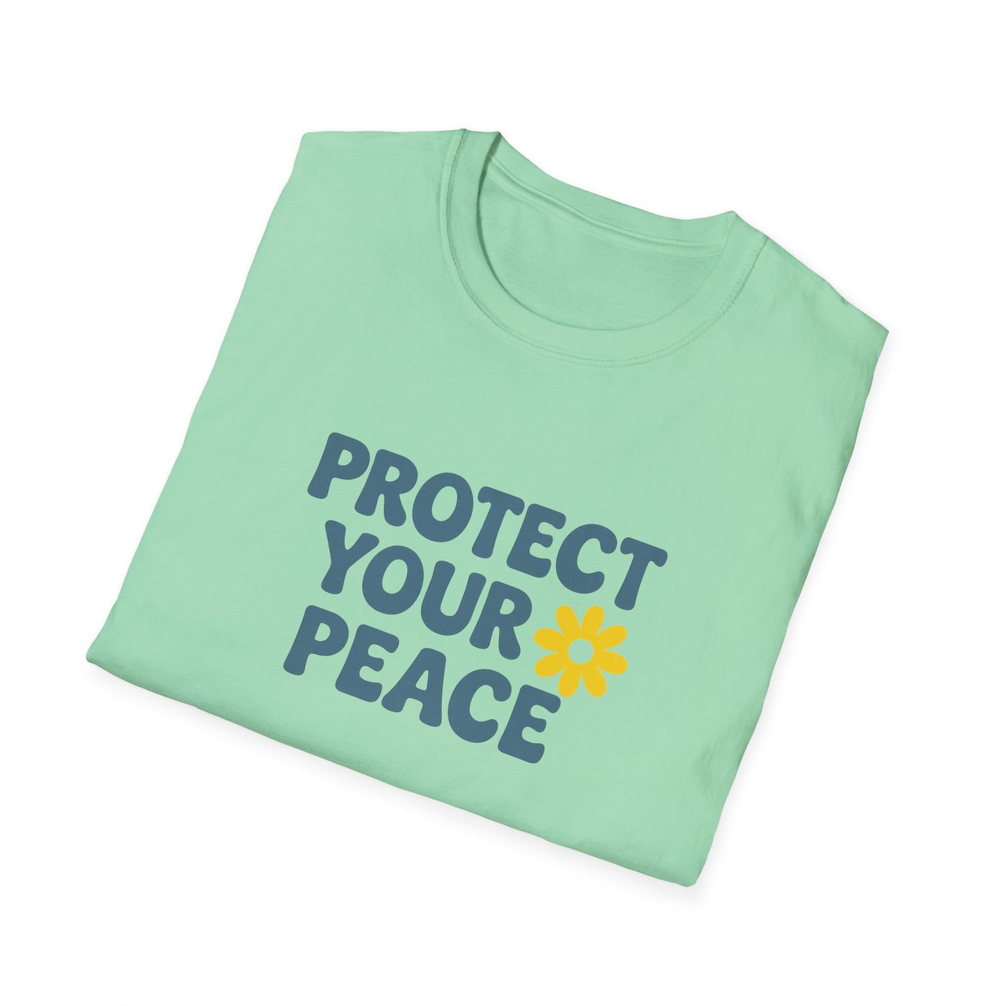 "Protect Your Peace" Casual Softstyle Tee-Shirt