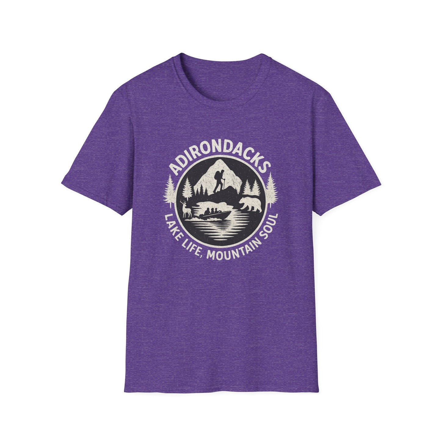Adirondacks Lake Life T-Shirt - "Lake Life, Mountain Soul"