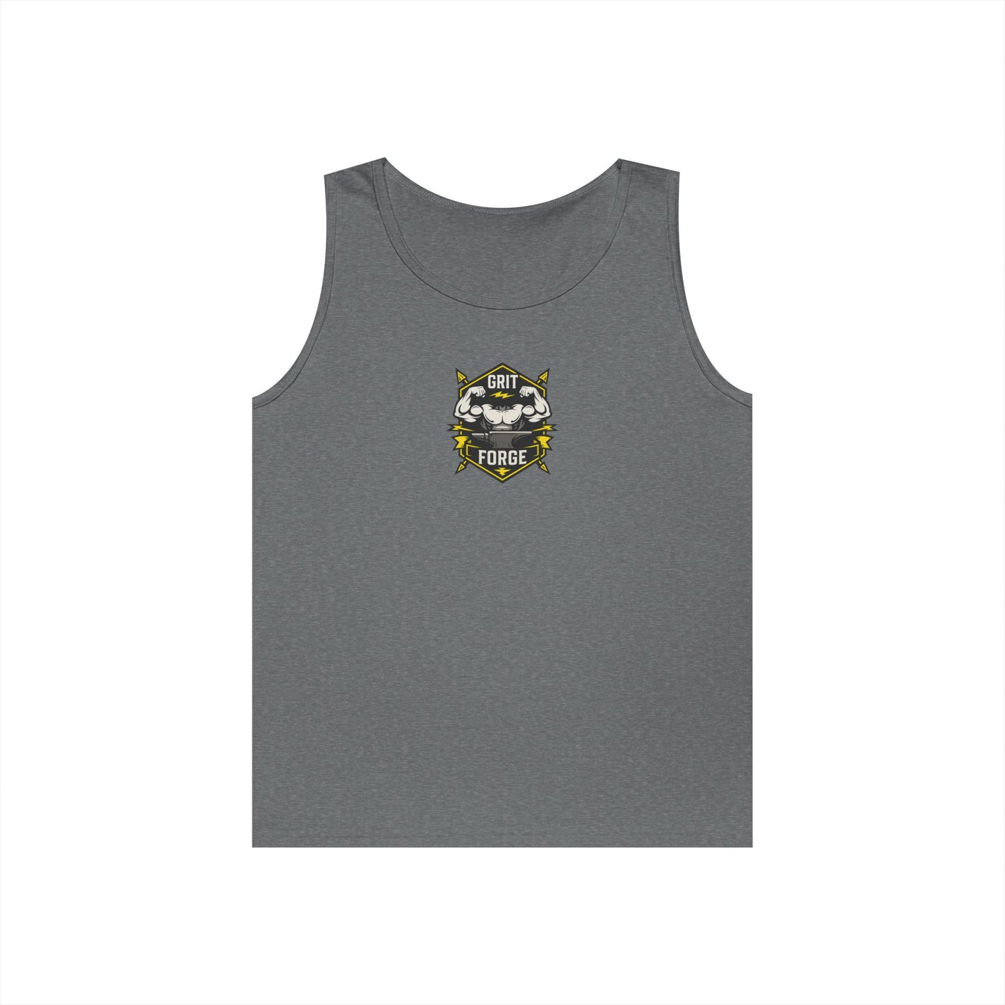 Grit Forge Athletics - Beast Mode Heavy Cotton Tank Top for Gym Lovers