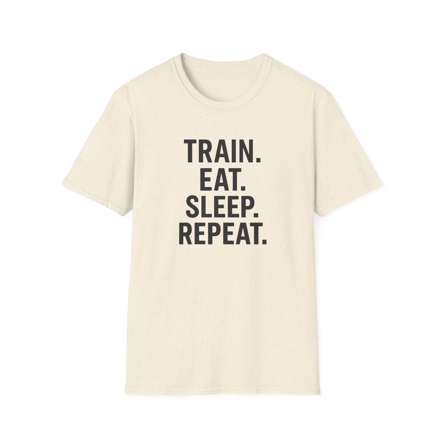 Grit Forge Athletics - Train Eat Sleep Repeat Motivational Fitness Tee-Shirt