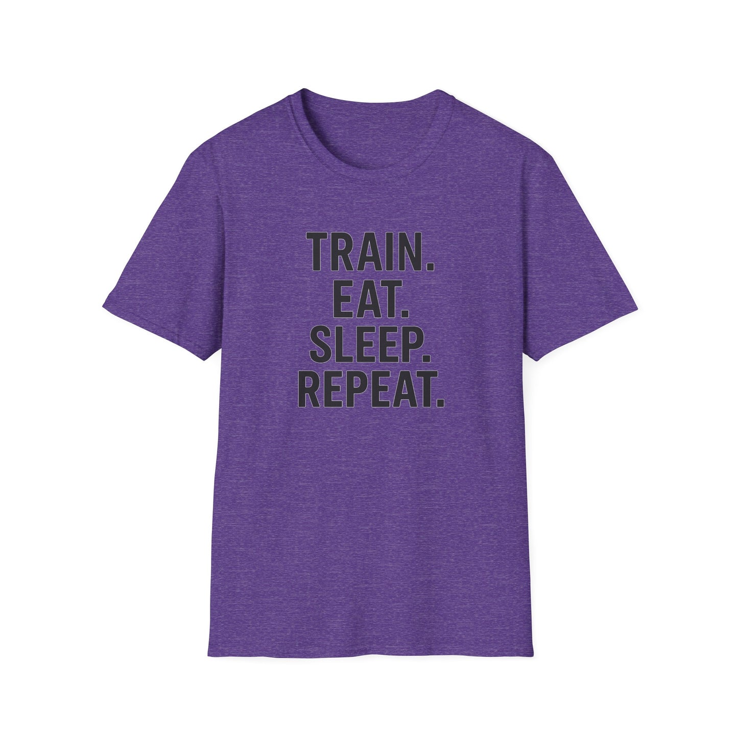 Grit Forge Athletics - Train Eat Sleep Repeat Motivational Fitness Tee-Shirt