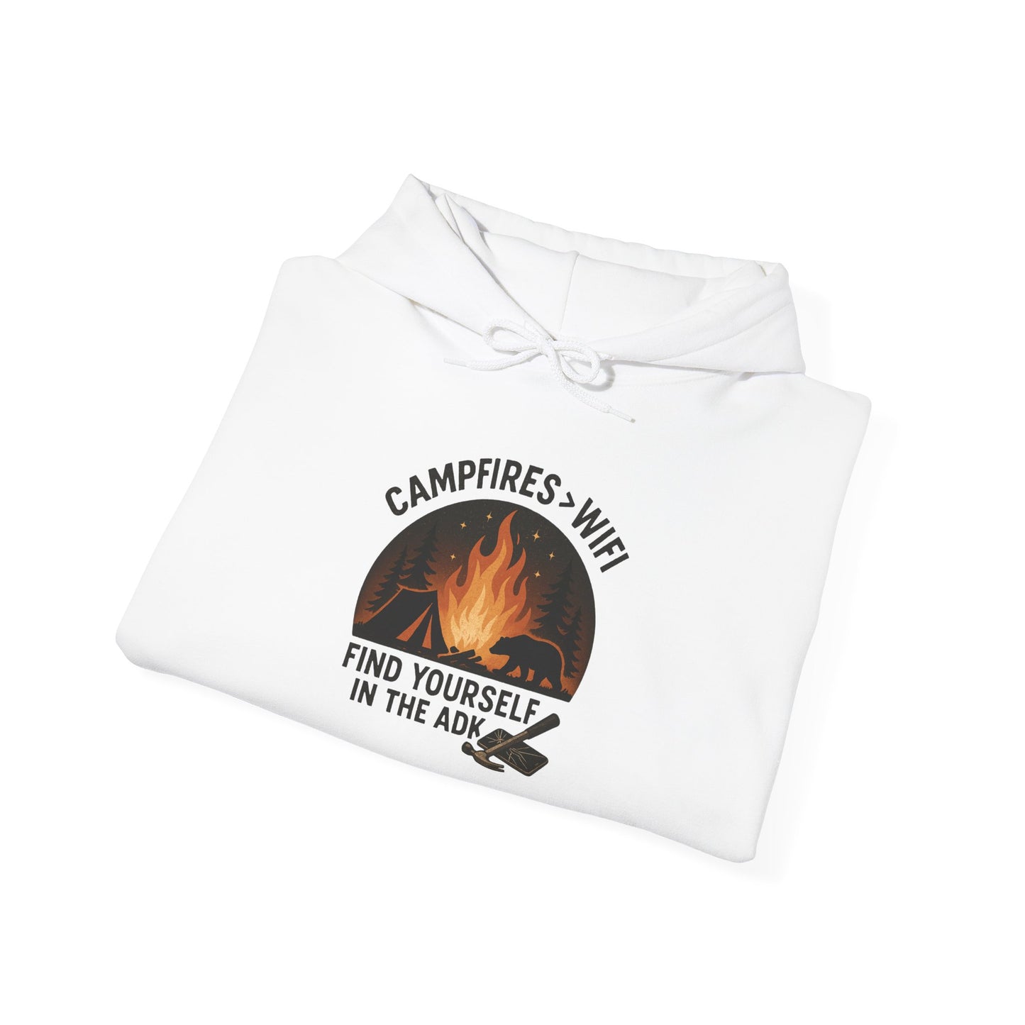 Campfire Vibes Hoodie Graphic Heavy Blend Sweatshirt