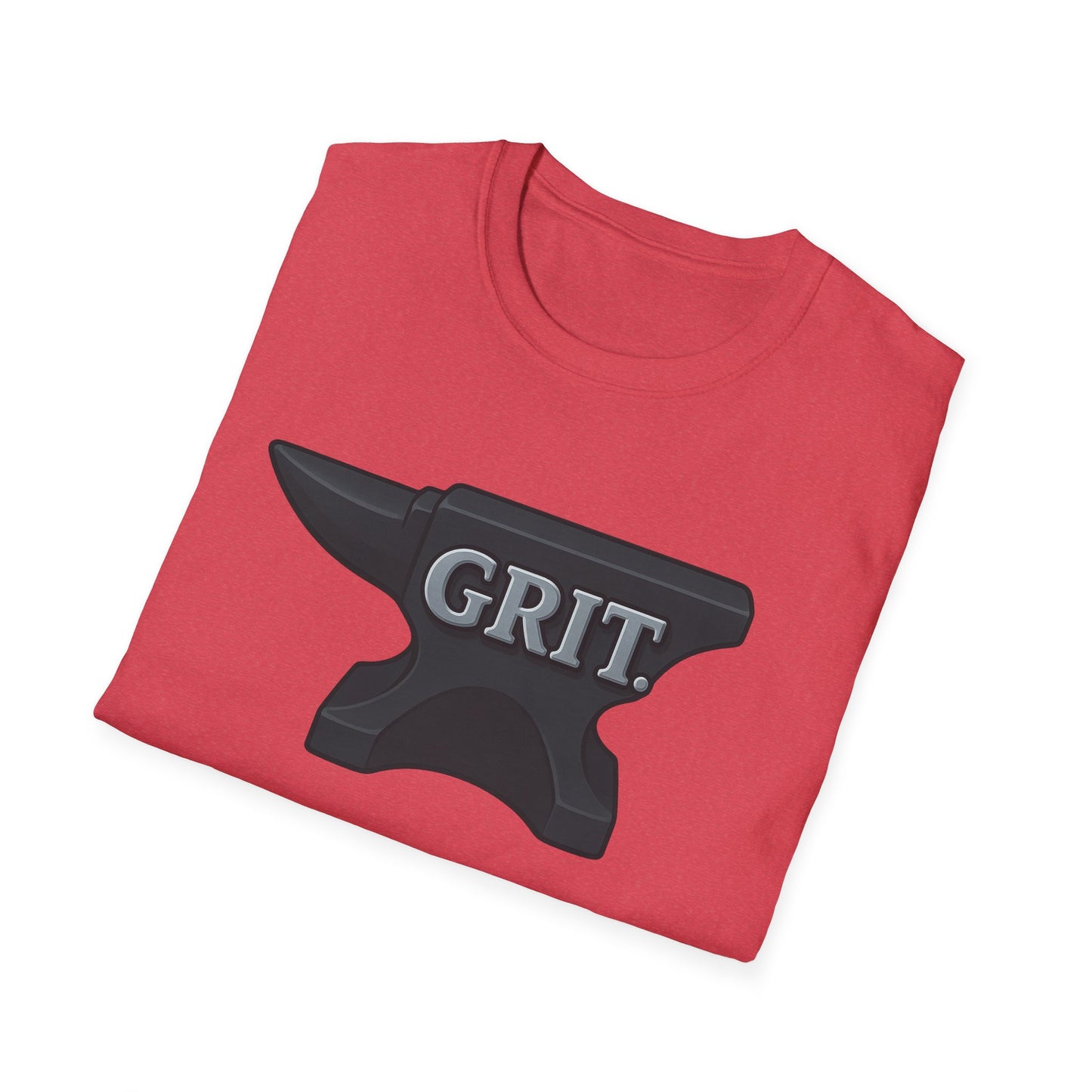 Grit Forge Athletics - Grit Anvil Softstyle Gym T-Shirt for Him or Her