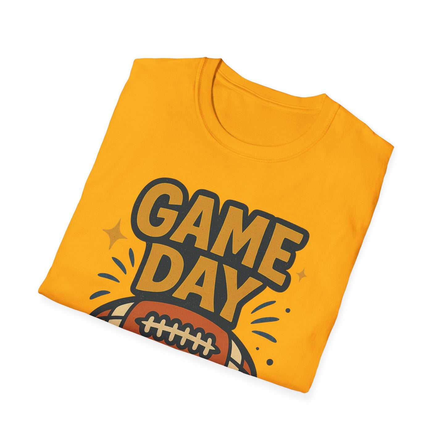 Football Game Day Softstyle T-Shirt for Him or Her