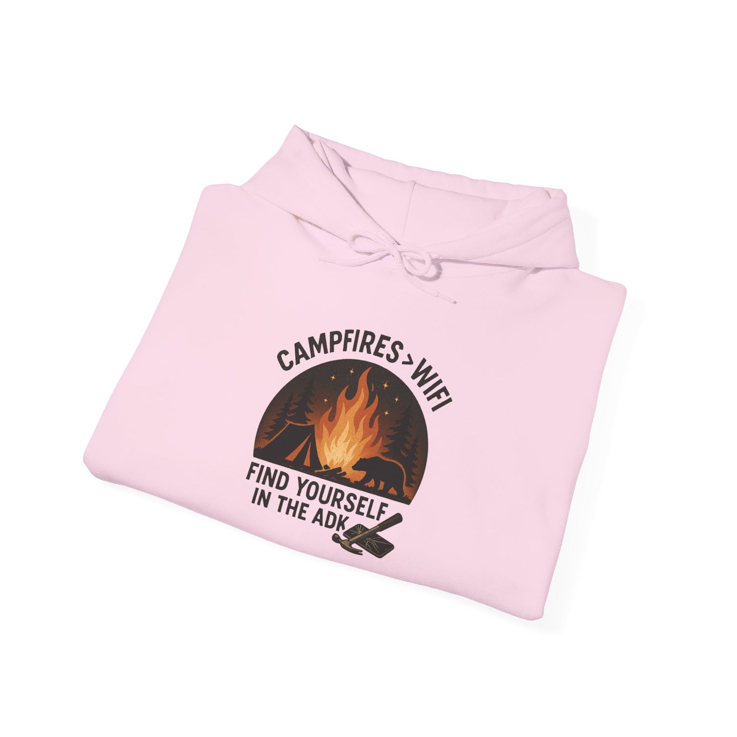 Campfire Vibes Hoodie Graphic Heavy Blend Sweatshirt