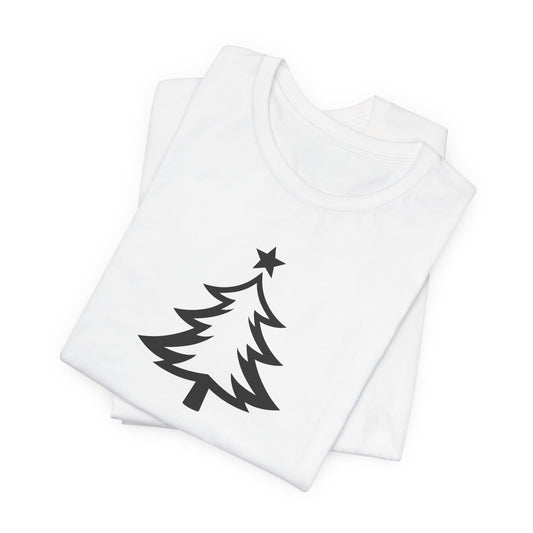 Minimalist Graphic Christmas Tree Tee