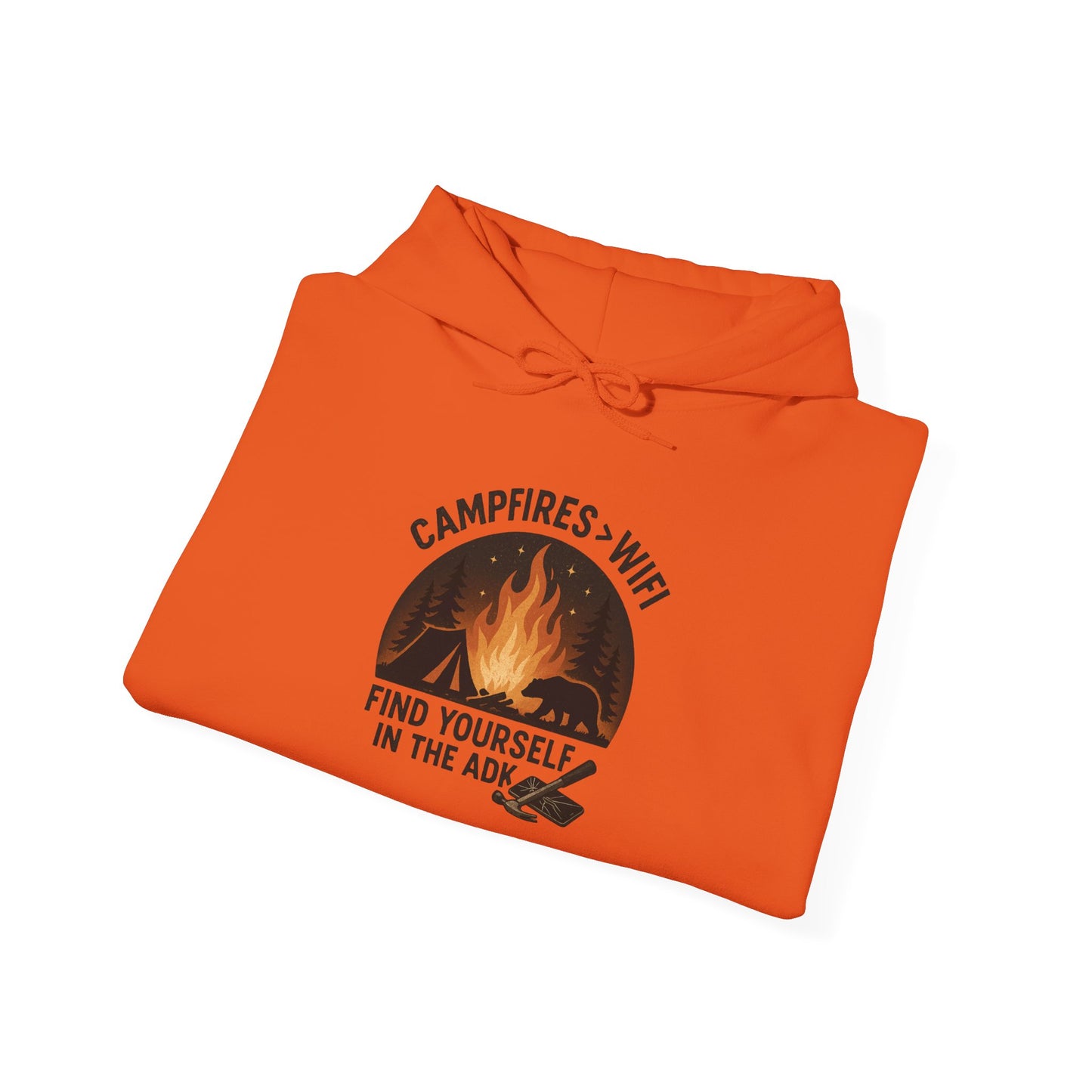 Campfire Vibes Hoodie Graphic Heavy Blend Sweatshirt