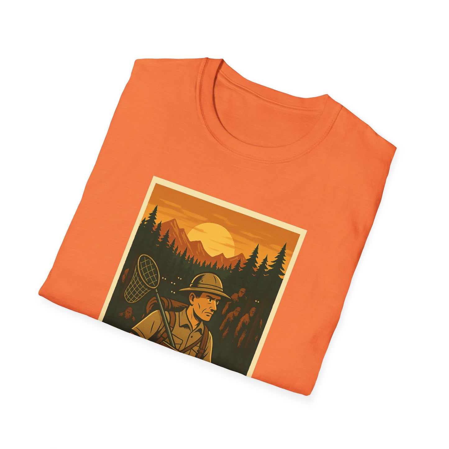 Bigfoot Hunter - "Not a Damn Trace of 'Em" Tee Shirt
