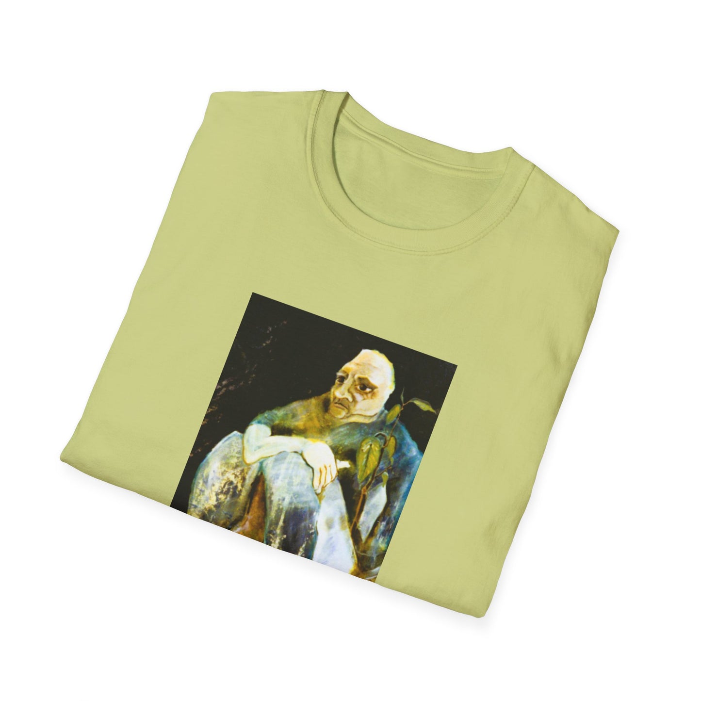 Retro 1960s-Era Authentic Art Tee-Shirt - "Contemplating Shrubbery"