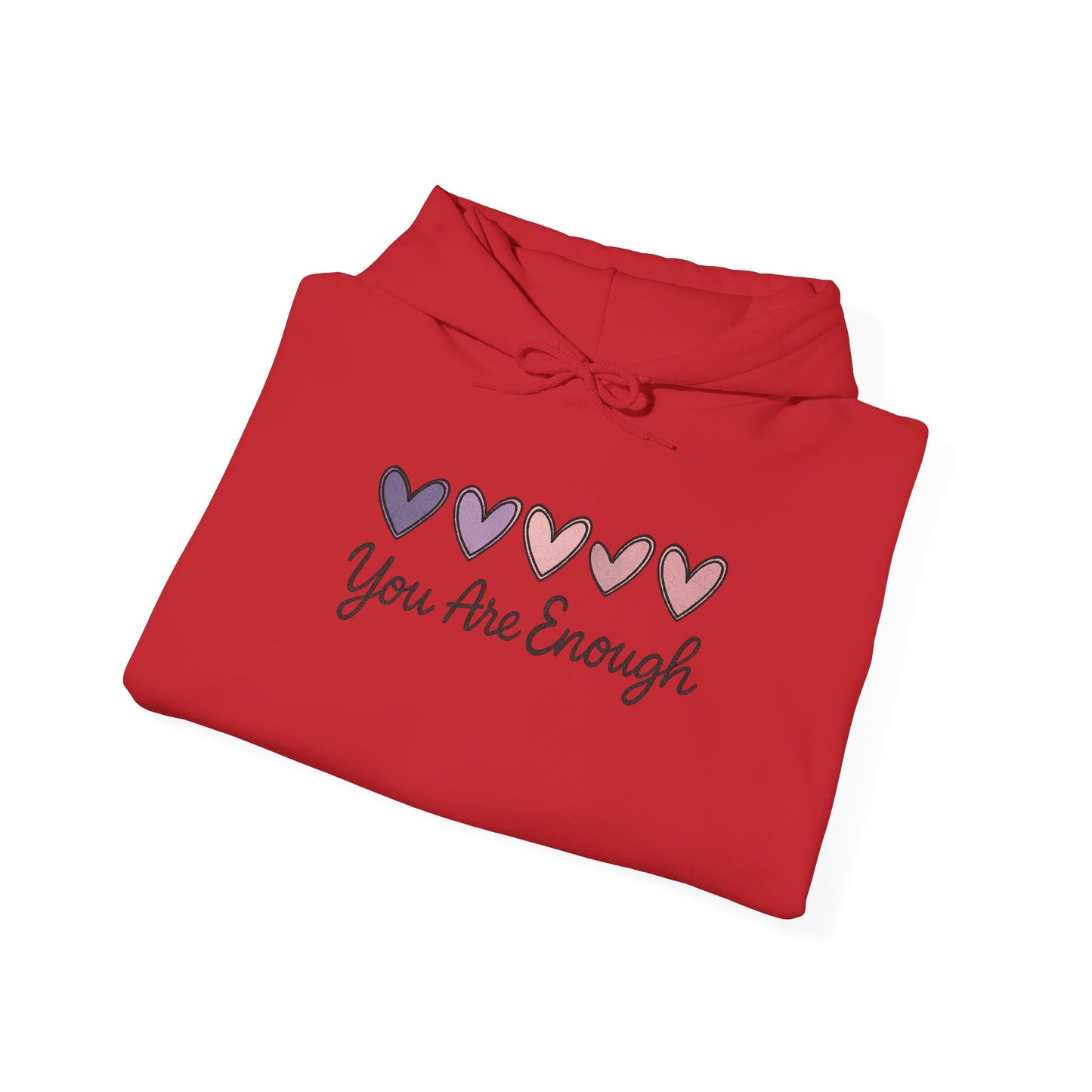 "You Are Enough" Hearts Women's Sweatshirt