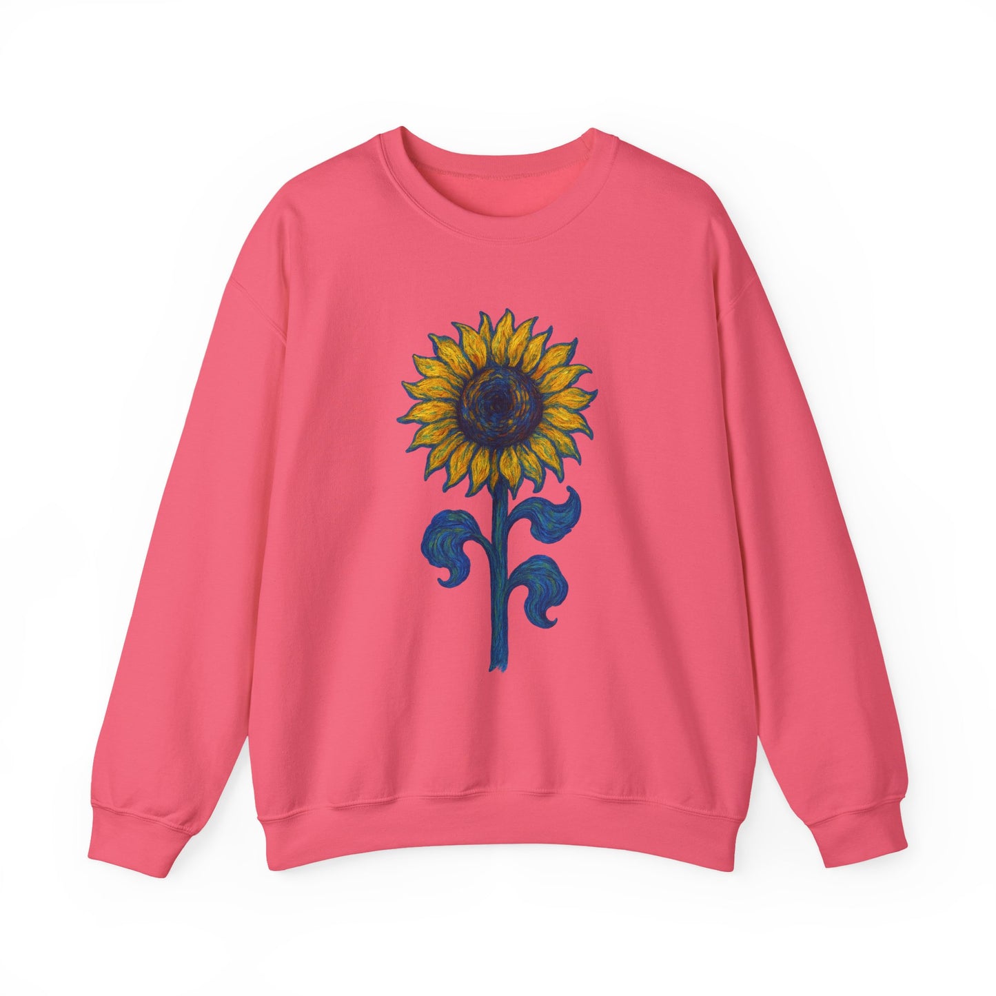 Sunflower Crewneck Cozy Sweatshirt for Her