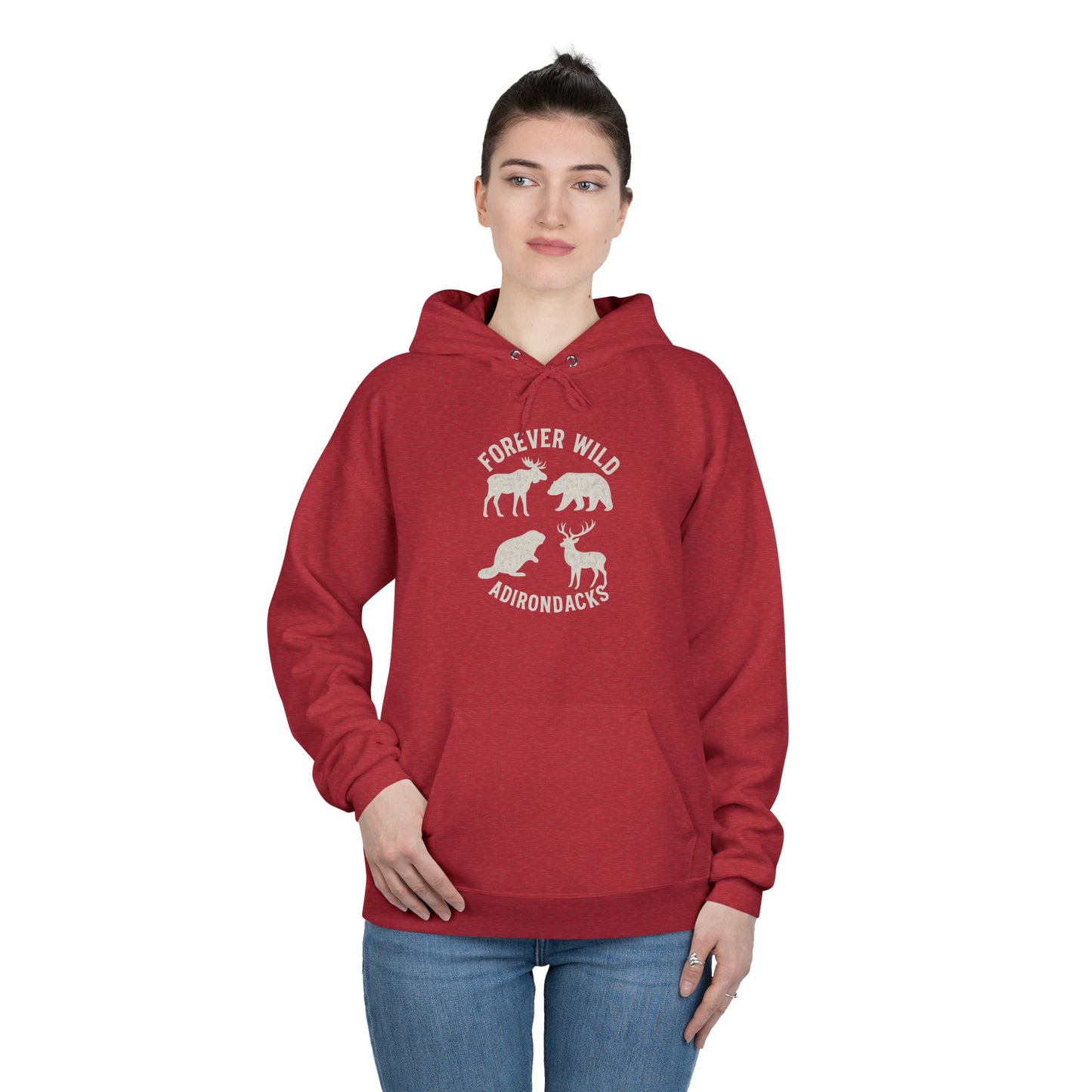 Cozy Adirondack Hoodie - "Forever Wild"