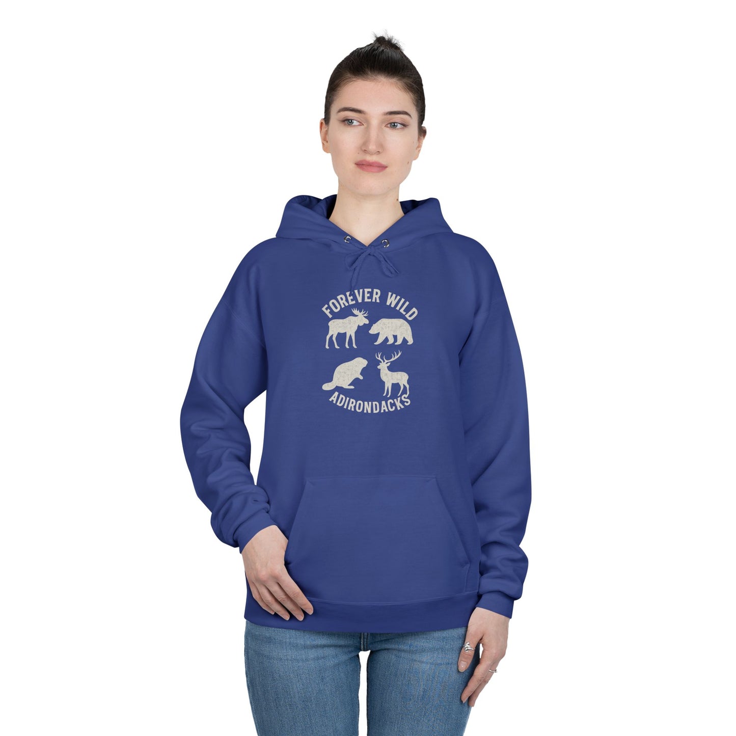 Cozy Adirondack Hoodie - "Forever Wild"