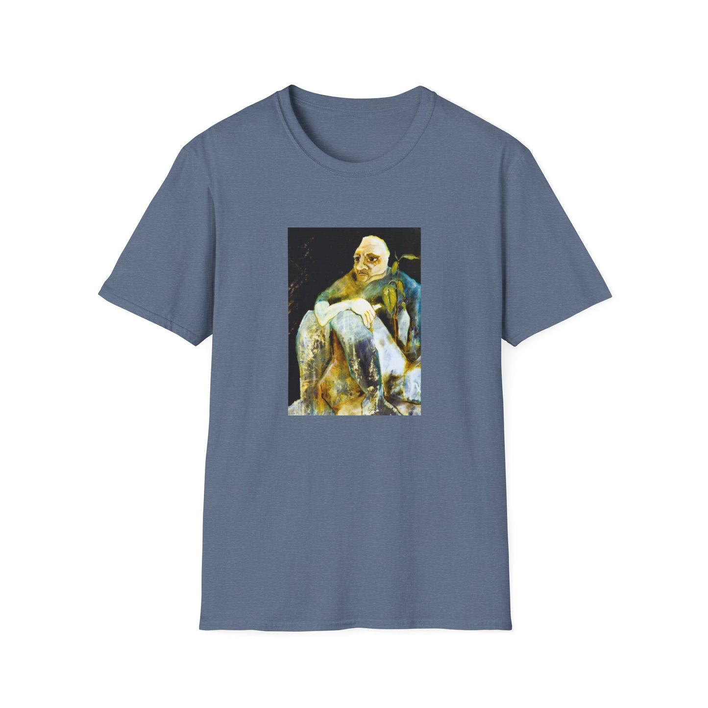Retro 1960s-Era Authentic Art Tee-Shirt - "Contemplating Shrubbery"