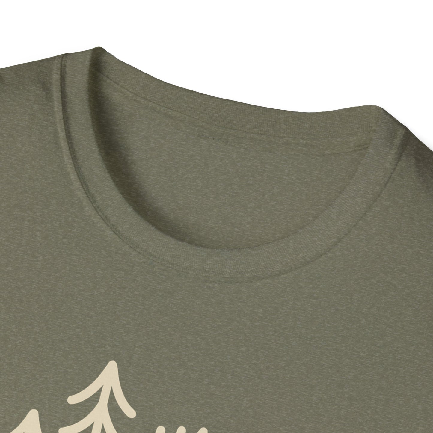 Deer, Bear, Nature, Hiking Wild Animal Graphic Tee for Outdoor Lovers