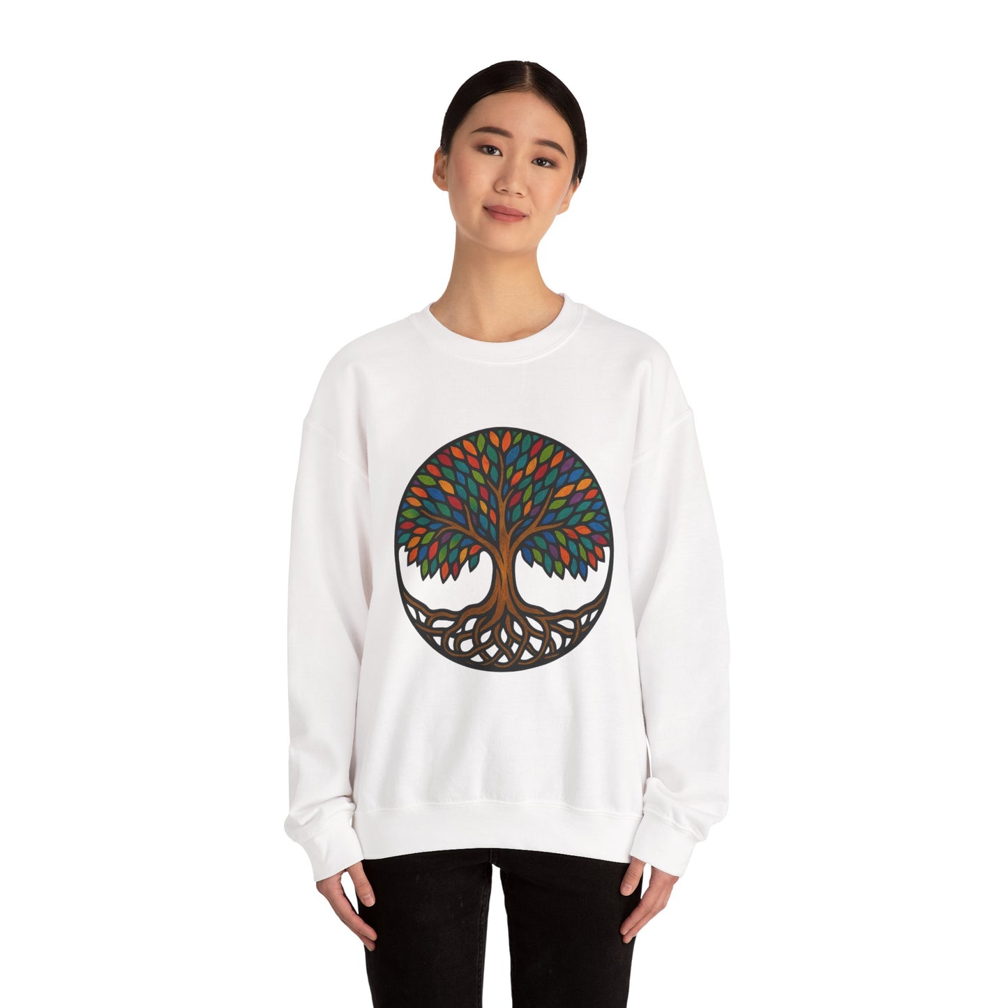Tree of Life, Yggdrasil, Cozy Crewneck Sweatshirt