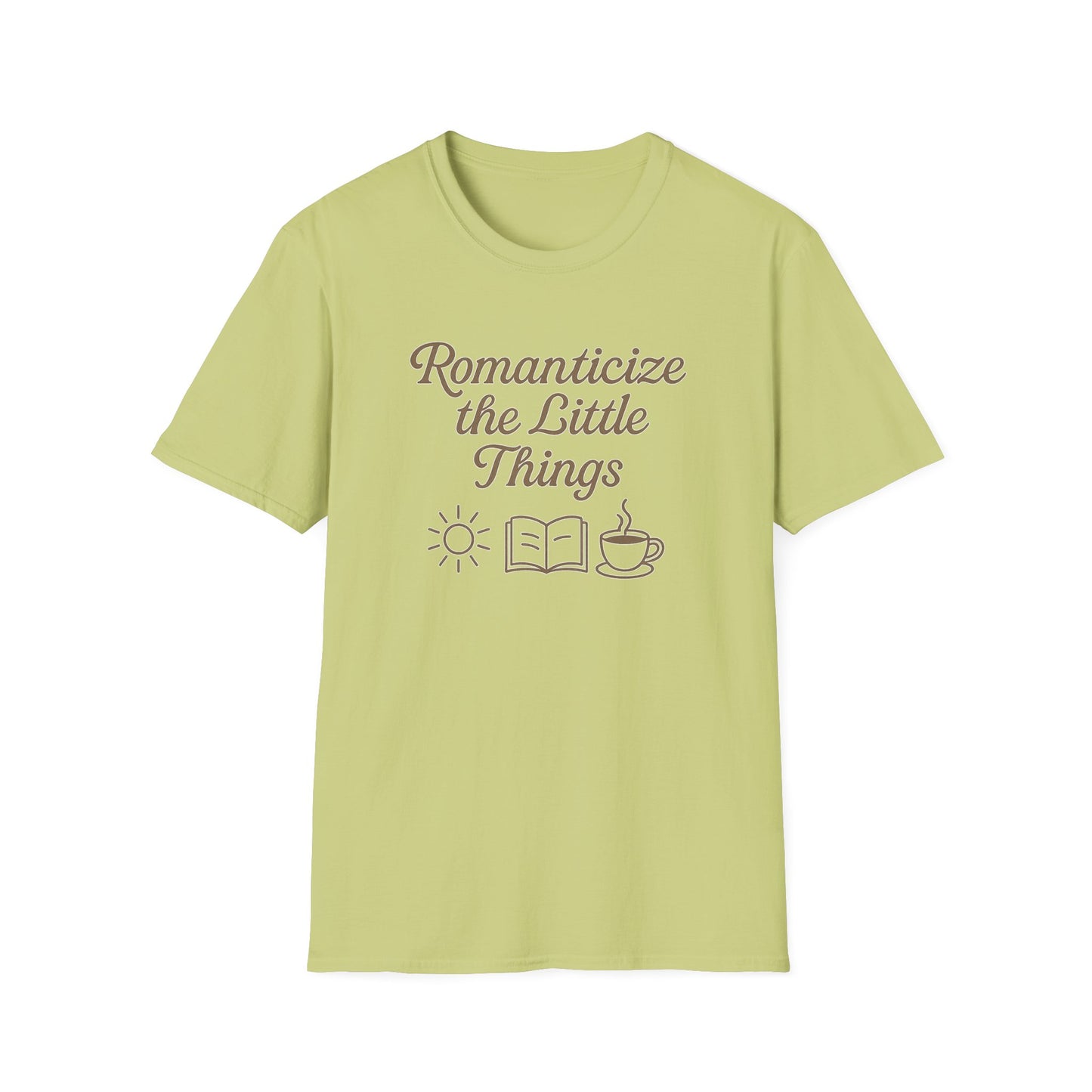 "Romanticize the Little Things" Softstyle Casual Tee-Shirt