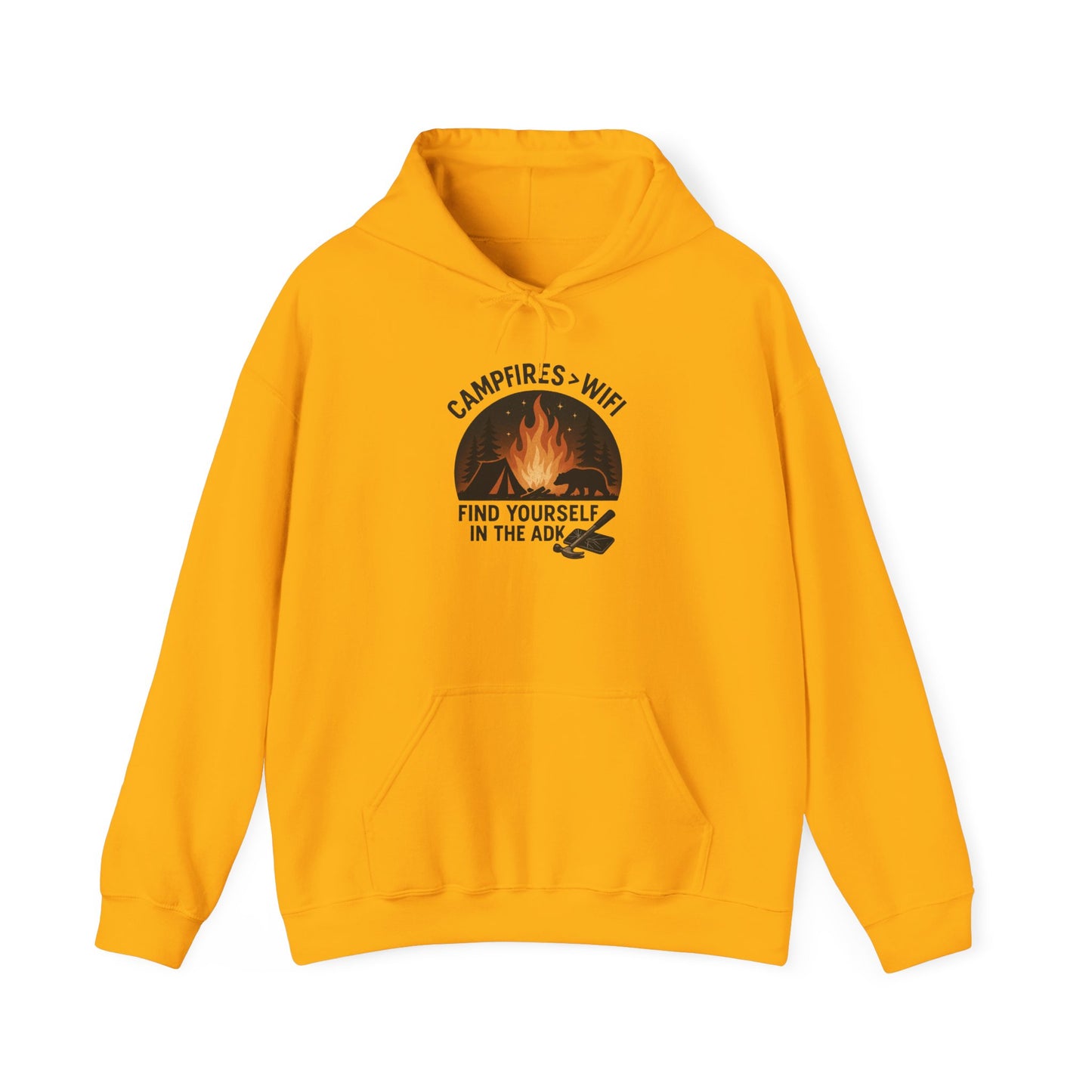 Campfire Vibes Hoodie Graphic Heavy Blend Sweatshirt