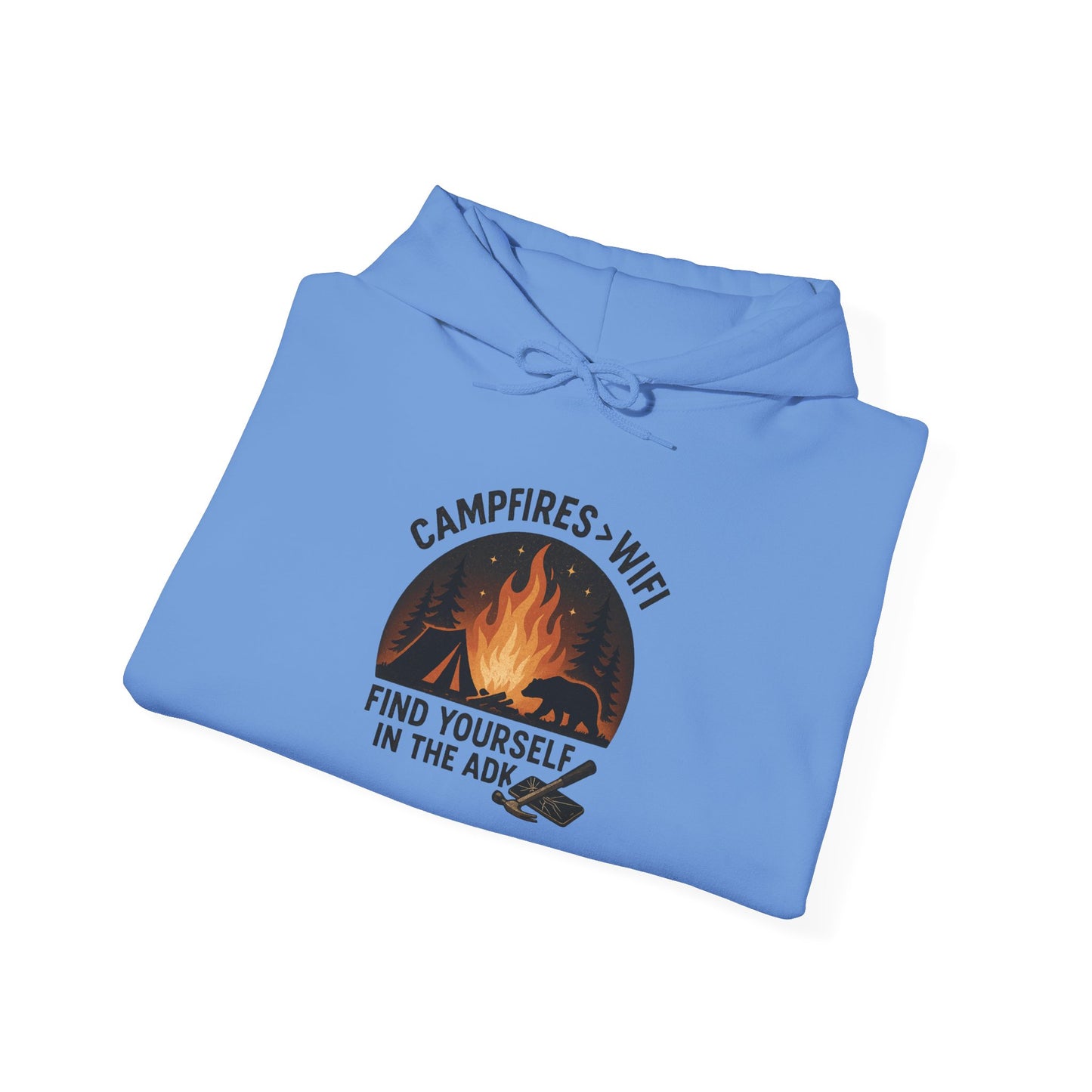 Campfire Vibes Hoodie Graphic Heavy Blend Sweatshirt