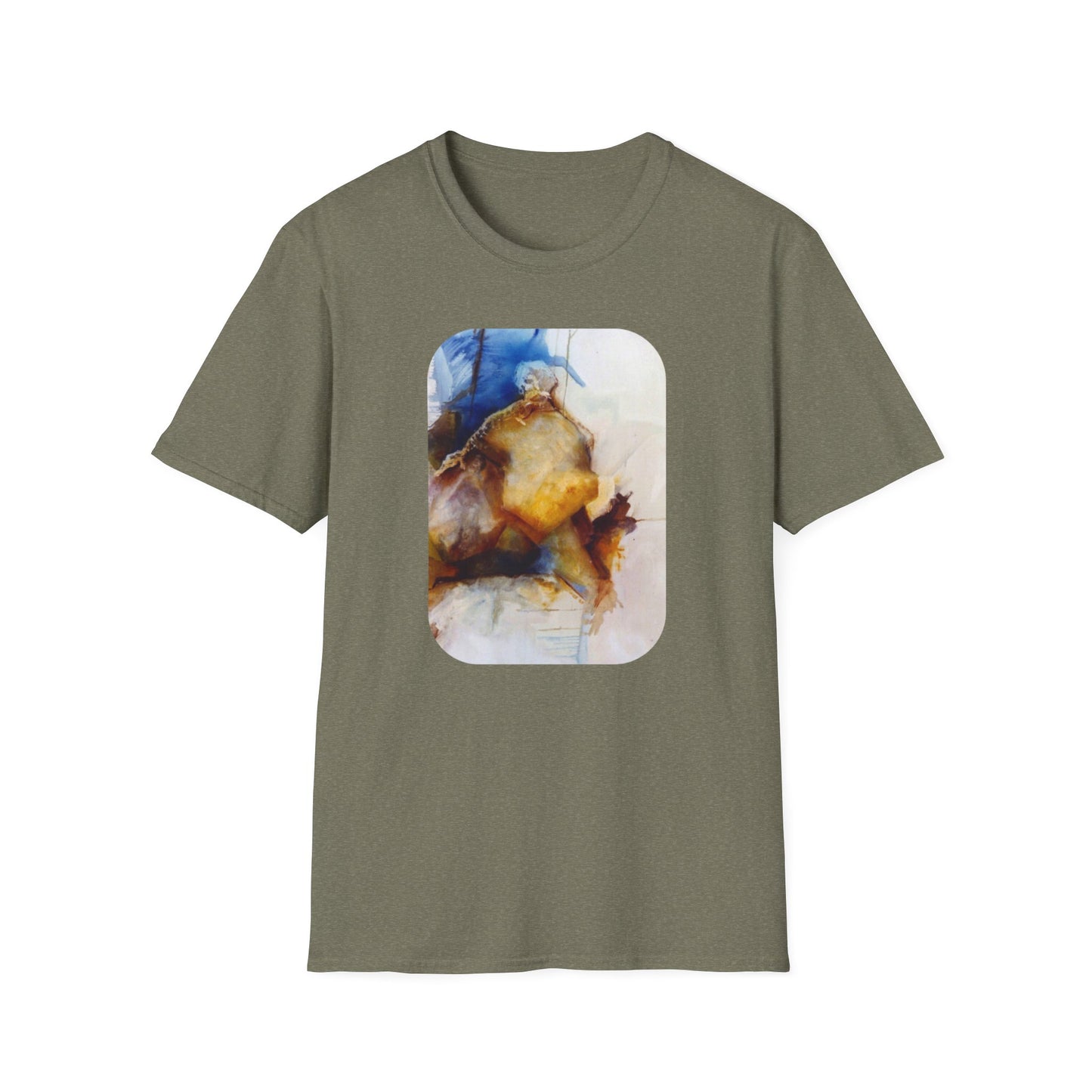 Creative 1960s-Era Authentic Painting Print Tee - "Allfather's Gambit"
