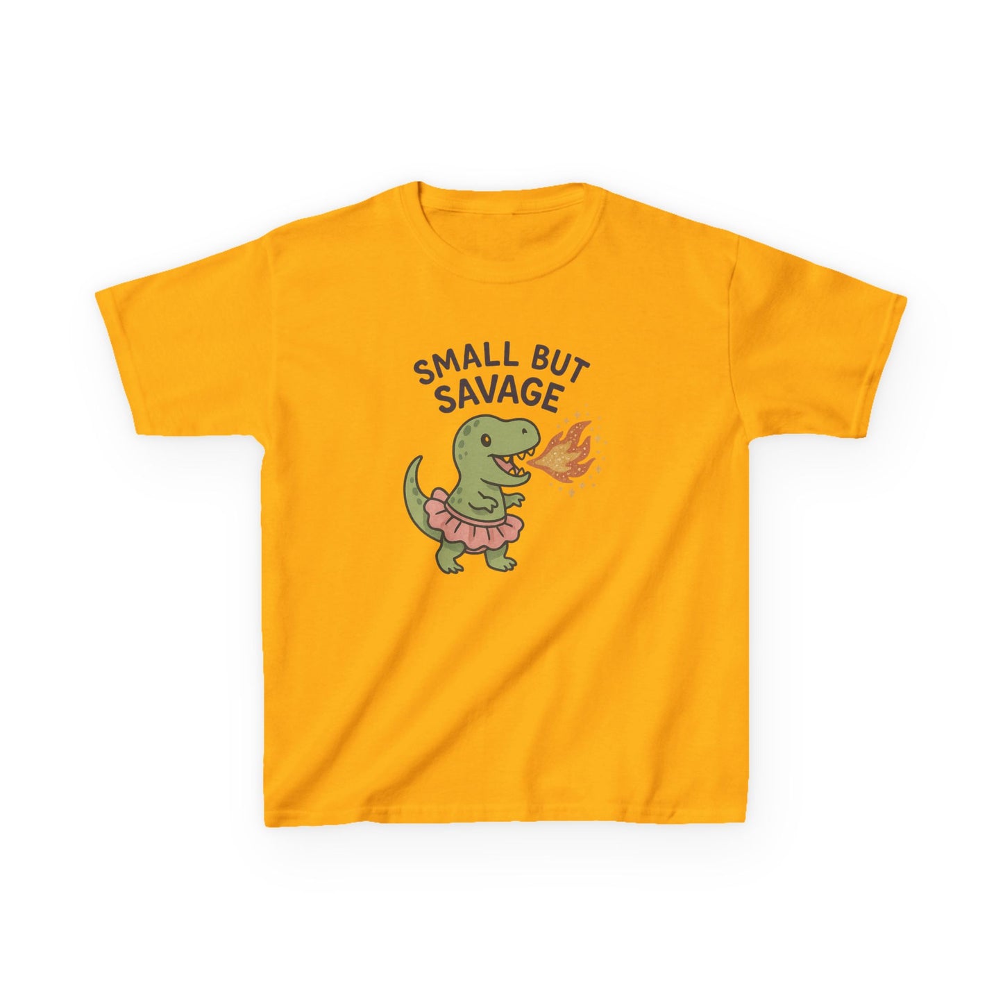KIDS' "Small But Savage" Dinosaur Tee