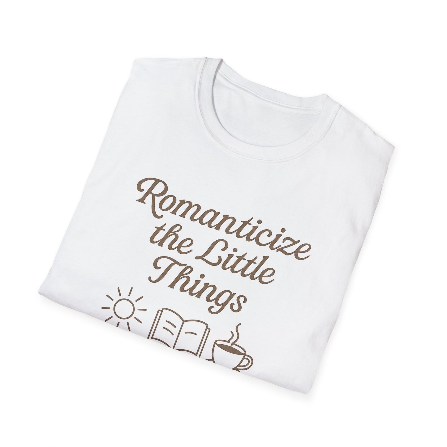 "Romanticize the Little Things" Softstyle Casual Tee-Shirt