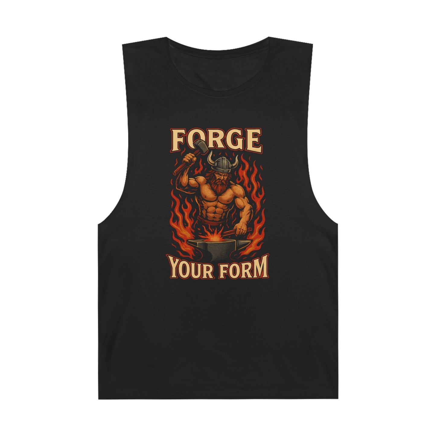 Grit Forge Athletics - "Forge Your Form" Weightlifting Tank Top