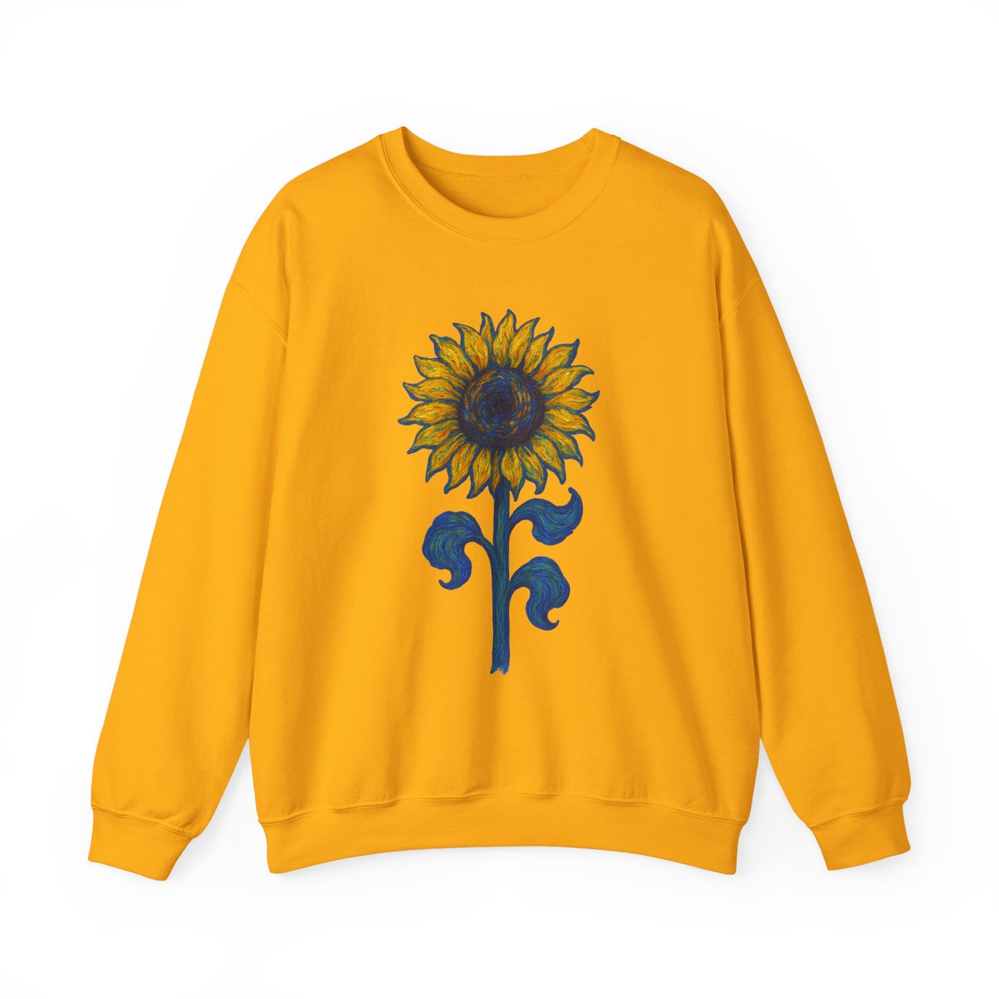 Sunflower Crewneck Cozy Sweatshirt for Her