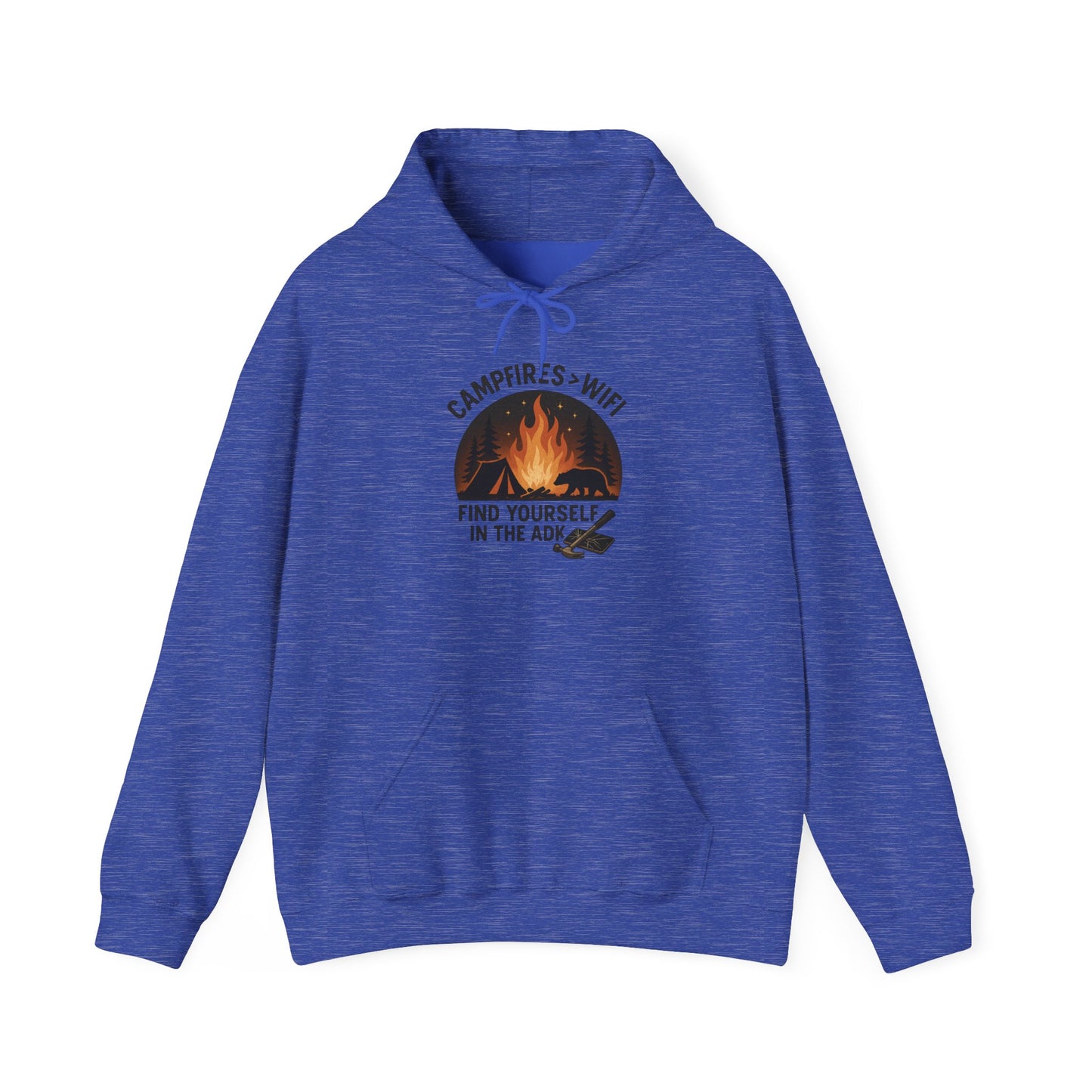 Campfire Vibes Hoodie Graphic Heavy Blend Sweatshirt