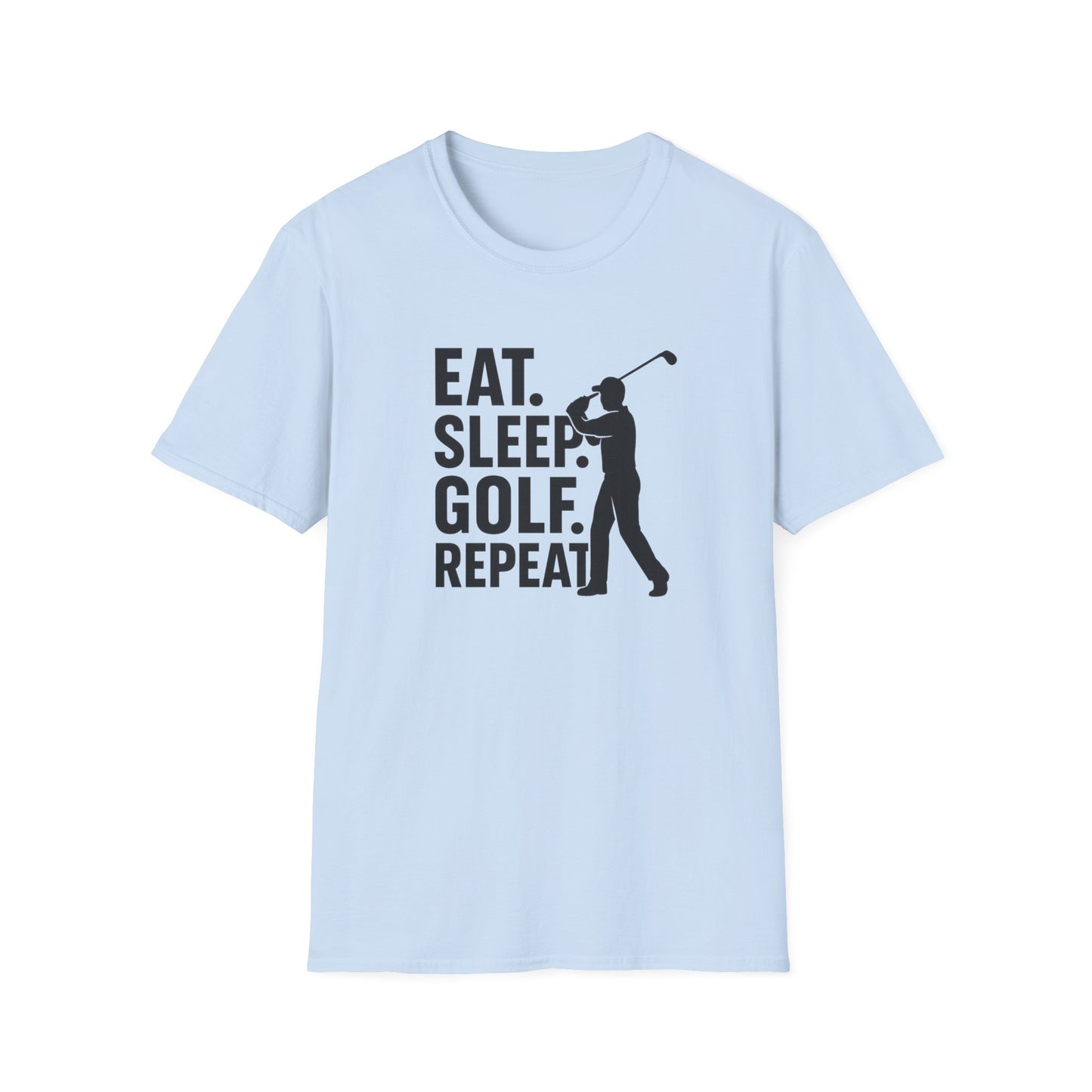"Eat Sleep Golf Repeat" Golf Lover's T-Shirt
