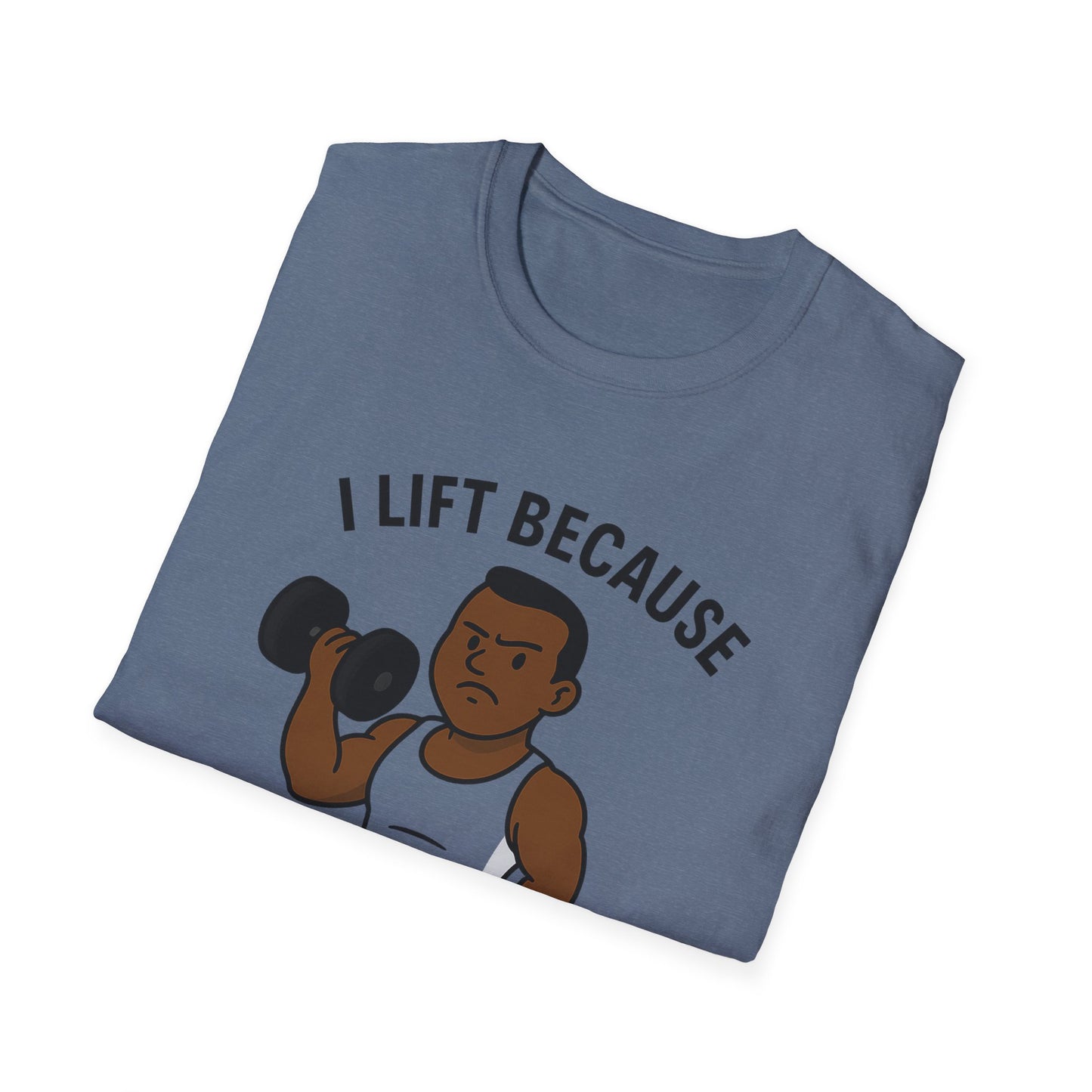 Grit Forge Athletics - "I Lift Because Punching People is Frowned Upon" Weightlifting Tee