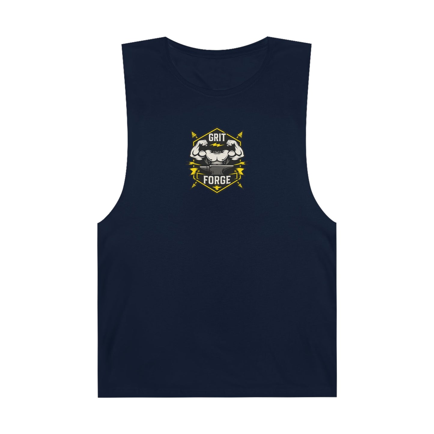 Grit Forge Athletics Tank - "Forge Your Form" Motivational Fitness Tank Top