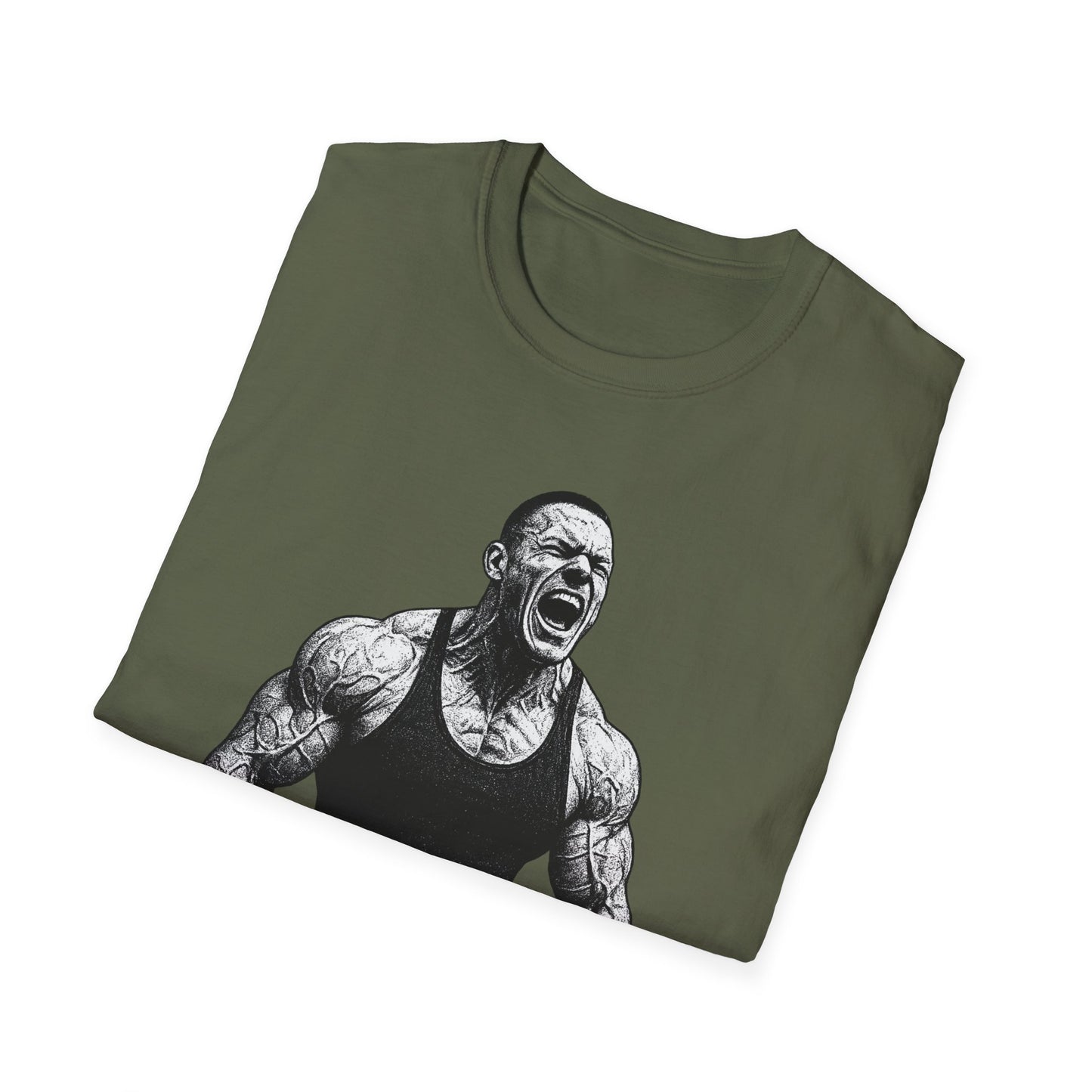 Grit Forge Athletics - "90% Gym, 10% Rage" Men's Bodybuilding Tee-Shirt