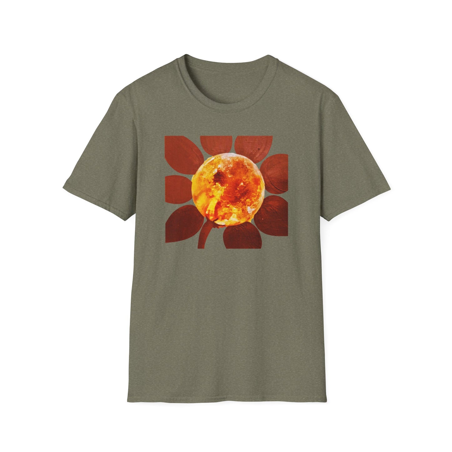 Sunflower-Inspired 1960s Authentic Artistry - "Sol, Cradle of Life"