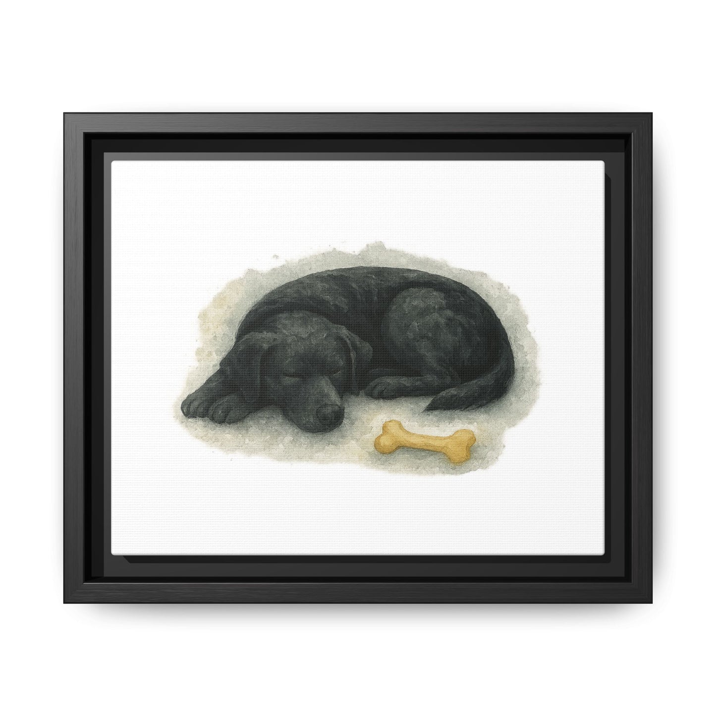 Dog Lover's Framed Art, Cozy Pet Decor, Home Wall Art, Black Lab, Labrador, Lab, Dog Mom Gift, Animal Lover's Decoration, Pet Memorial