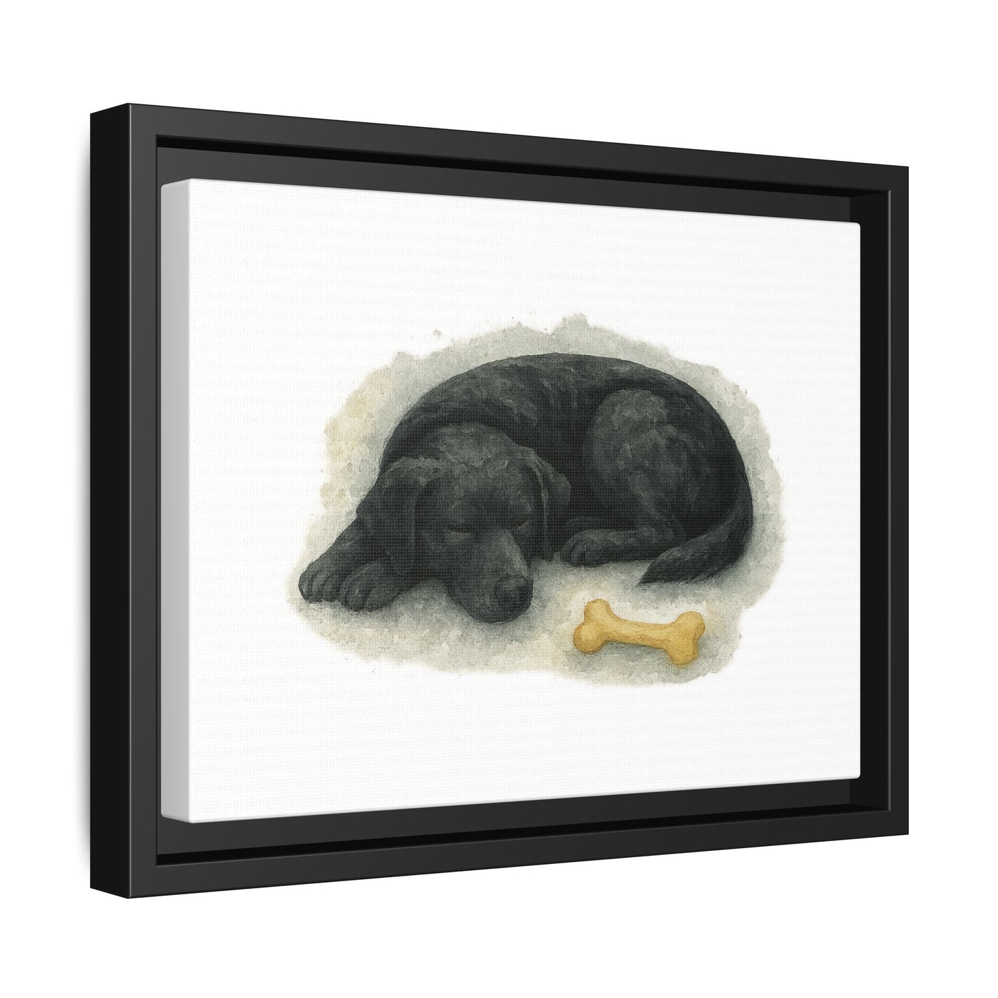 Dog Lover's Framed Art, Cozy Pet Decor, Home Wall Art, Black Lab, Labrador, Lab, Dog Mom Gift, Animal Lover's Decoration, Pet Memorial