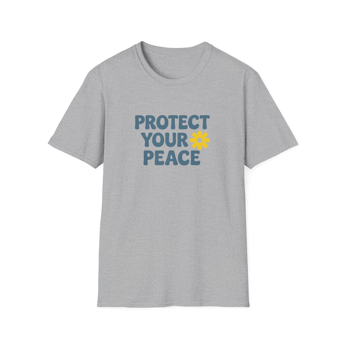 "Protect Your Peace" Casual Softstyle Tee-Shirt