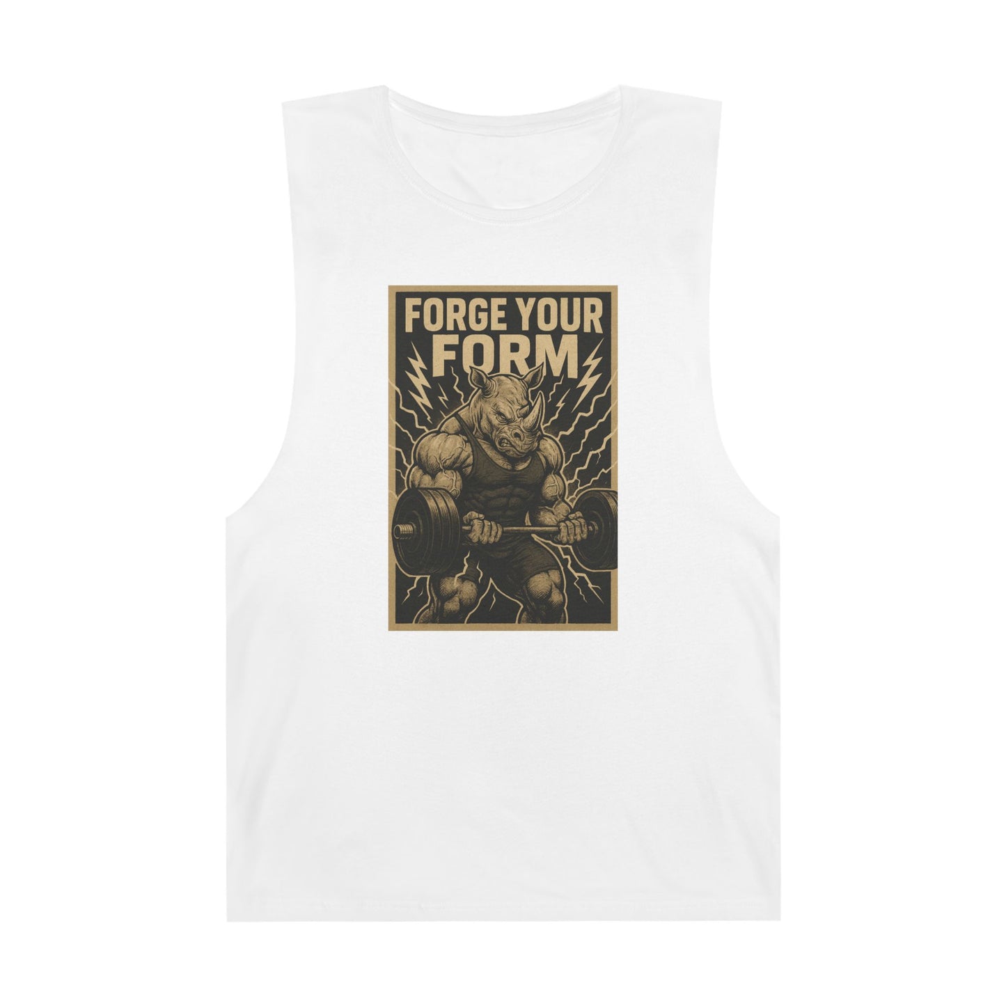 Grit Forge Athletics - "Forge Your Form" Weight Training Tank Top