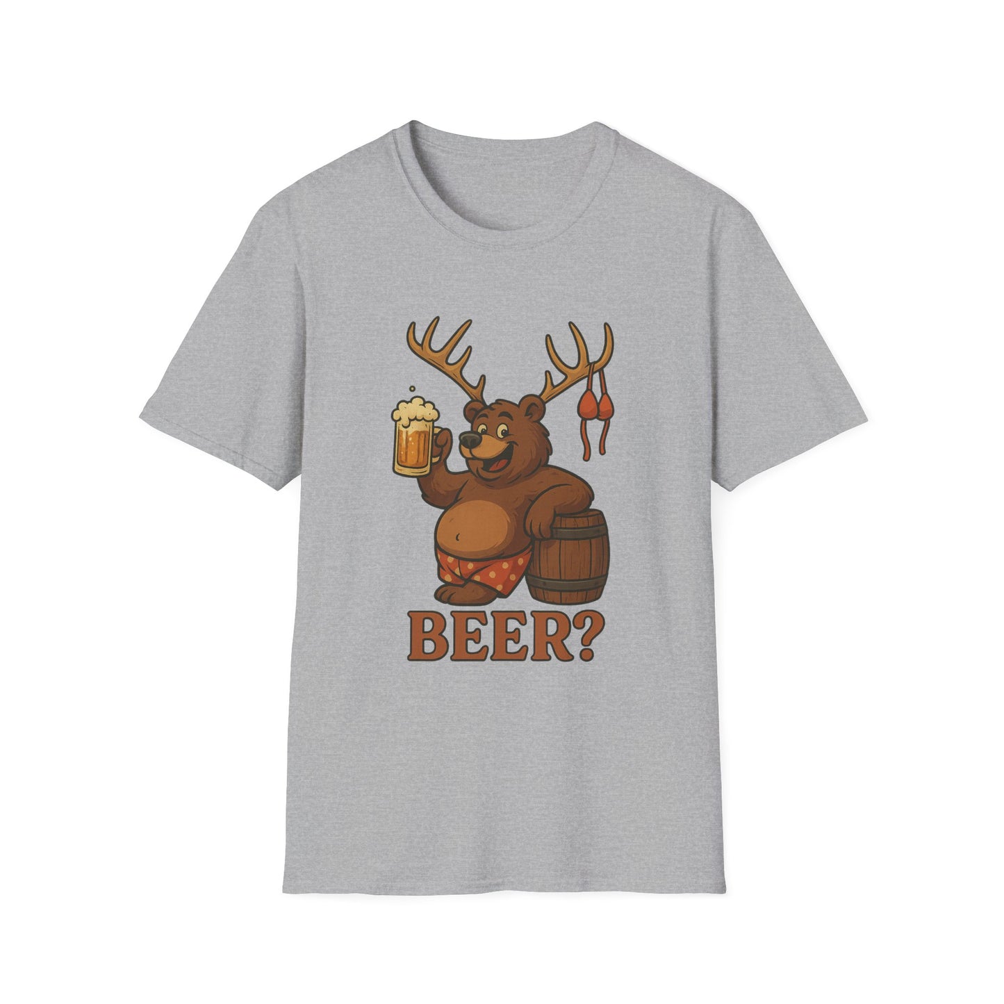 Bear? Deer? Beer? Funny Beer Casual Tee-Shirt