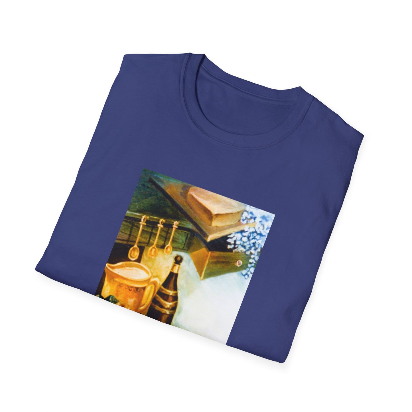 Authentic 1960s-Era Custom Artwork Tee- Shirt - "Baker's Folly"