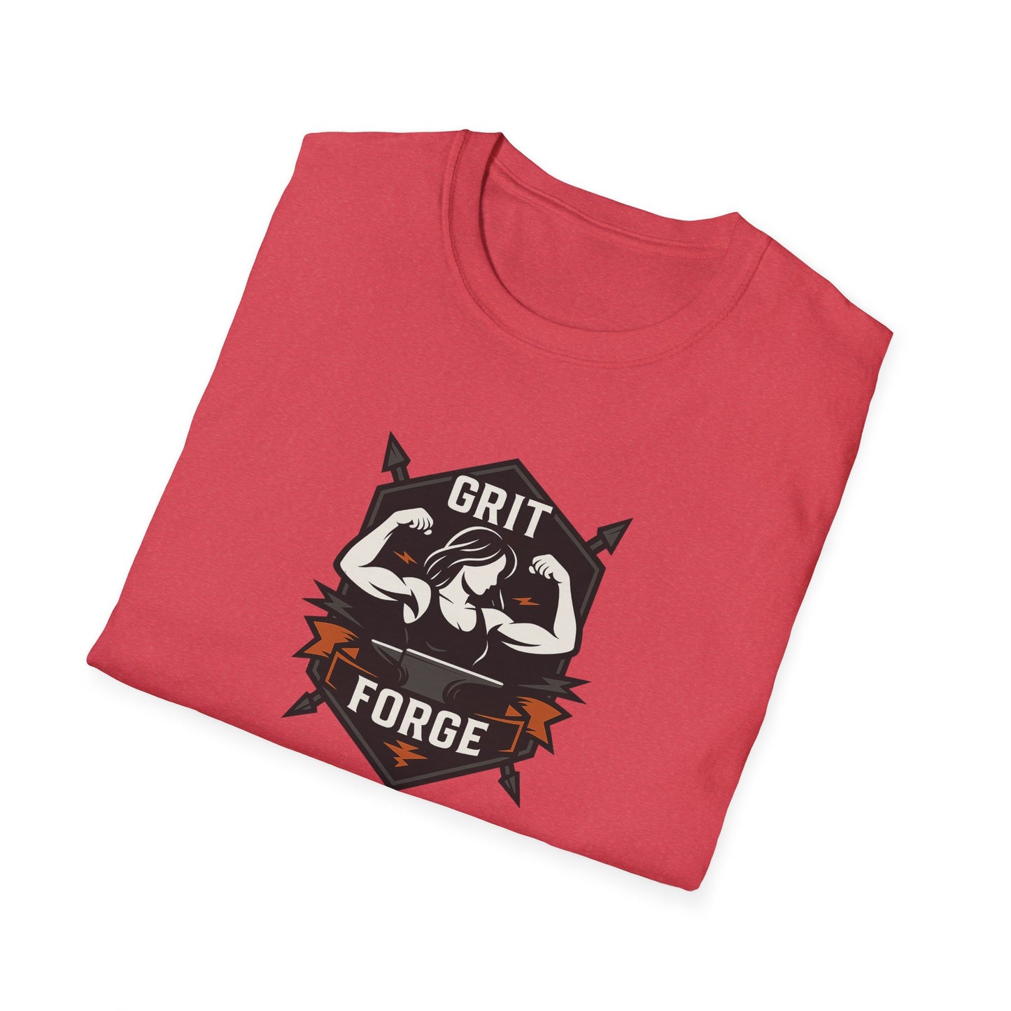 Grit Forge Athletics - Softstyle Female Motivational Workout Tee
