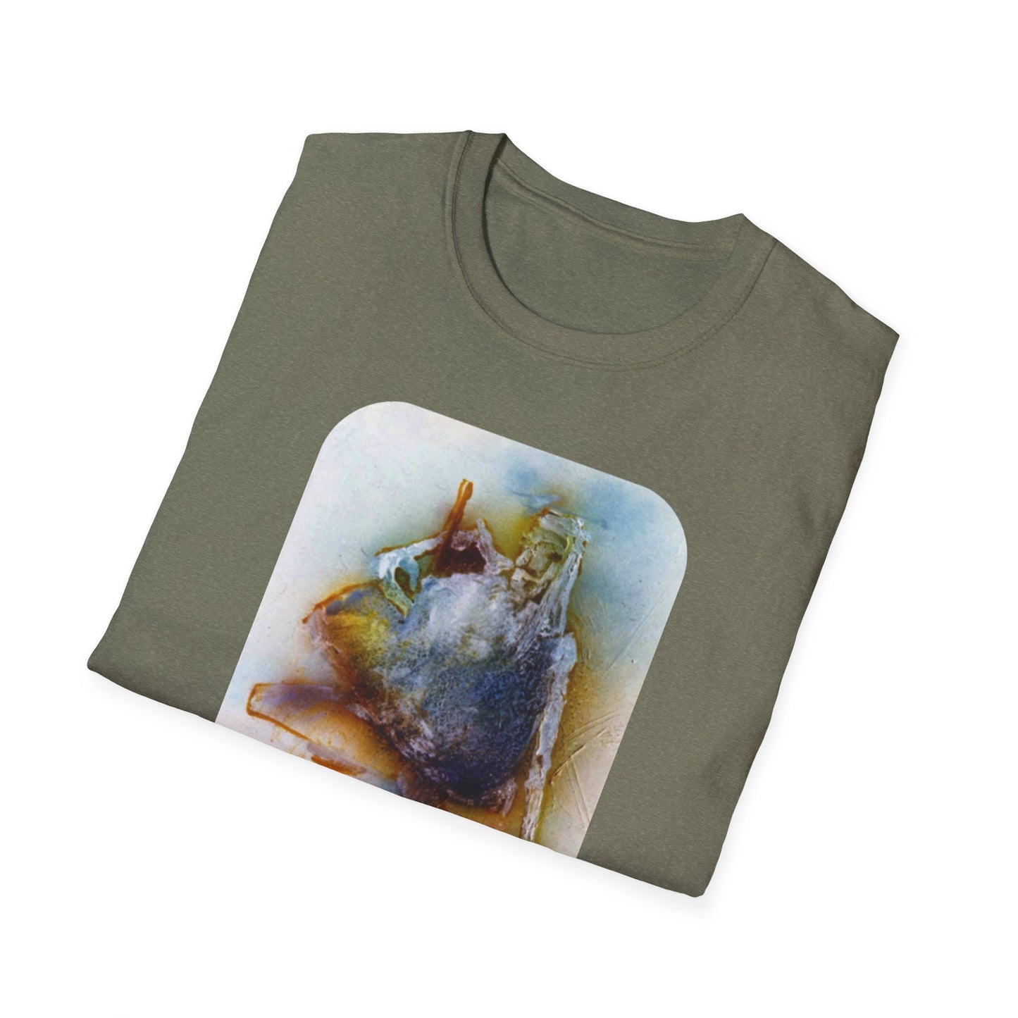 Creative 1960s Impressionistic Artwork Tee - "Sideshow"