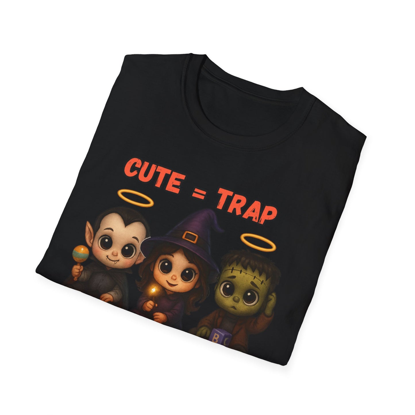 Cute Halloween Baby Monster Softstyle Tee-Shirt