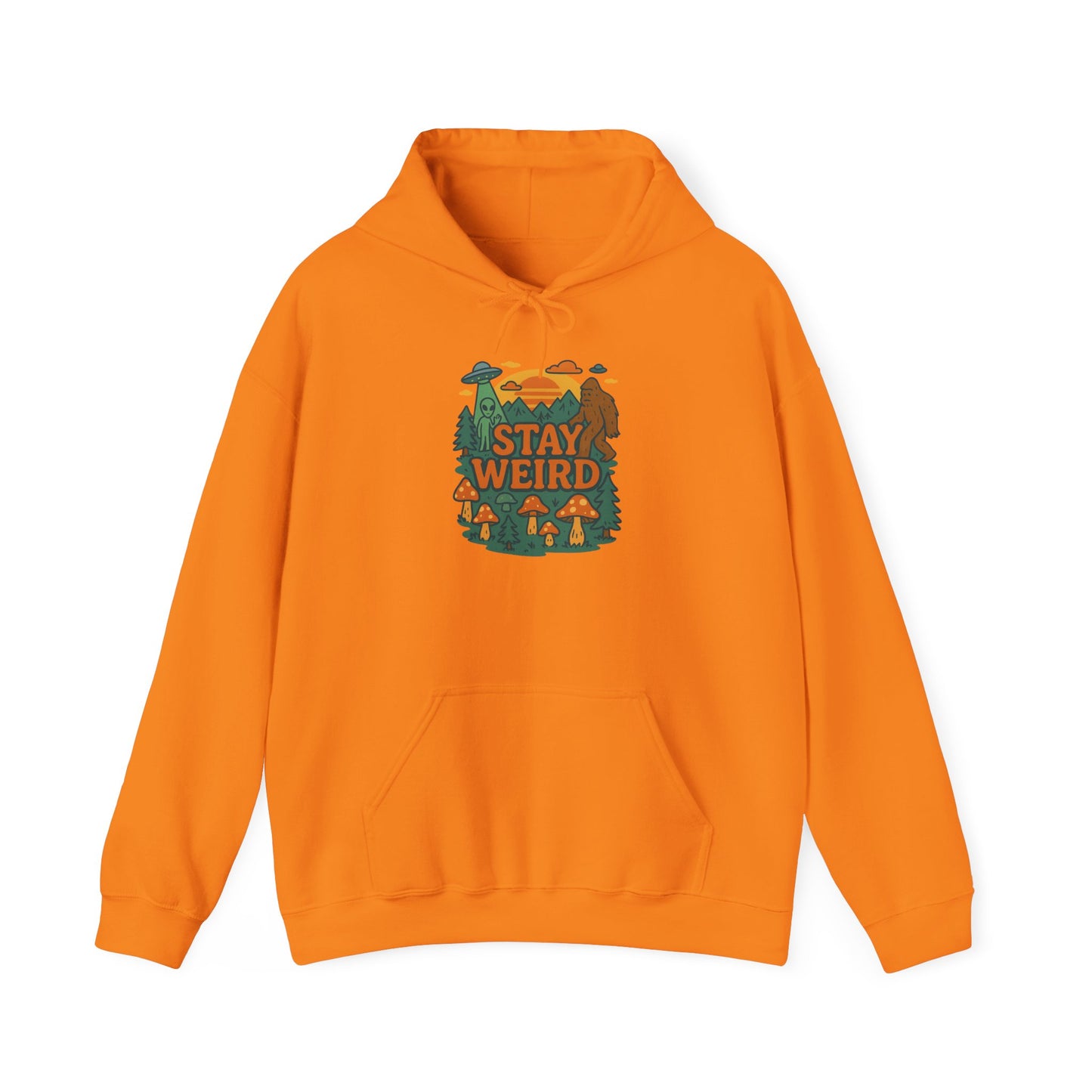 Stay Weird Hoodie, Cozy Apparel For Him or Her