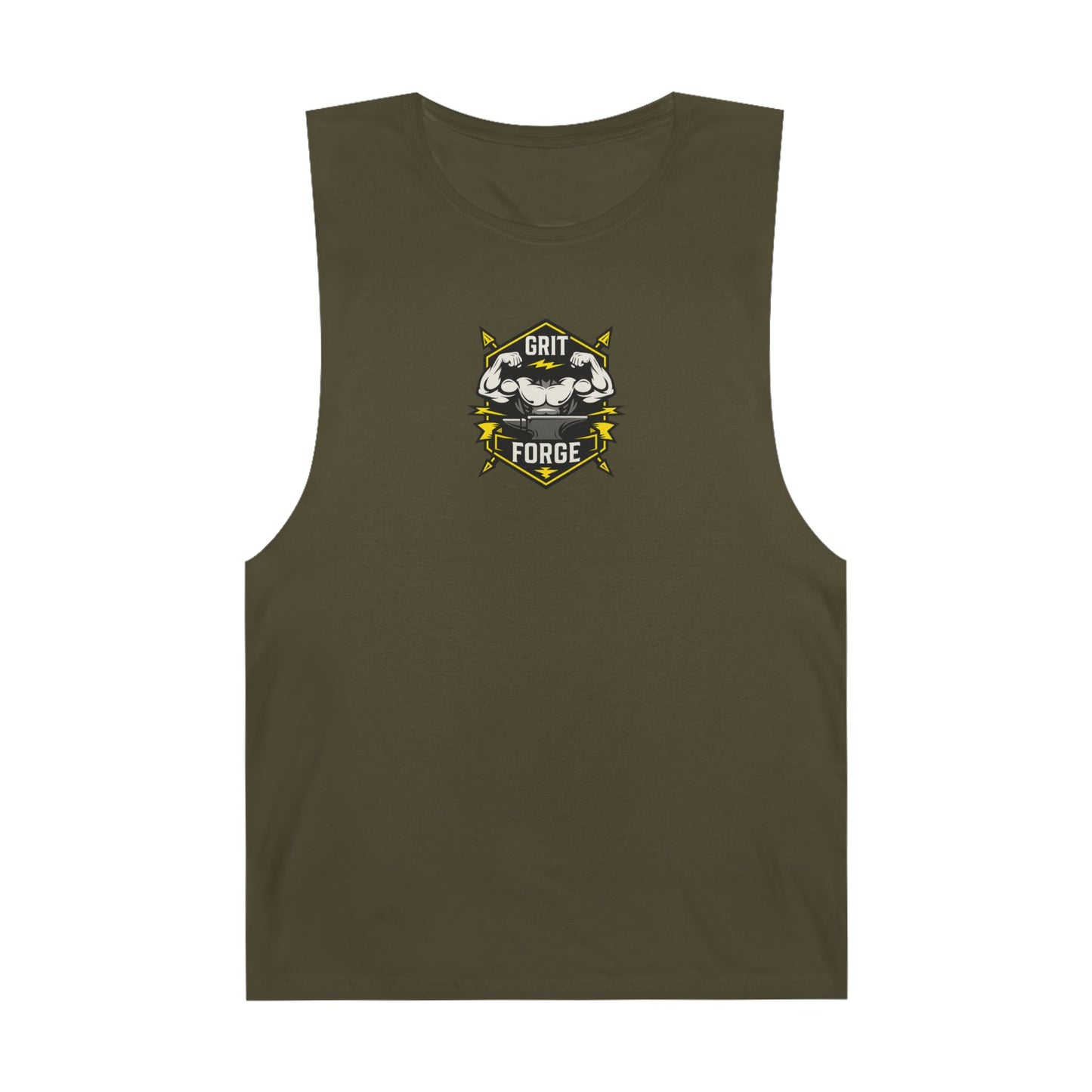 Grit Forge Athletics Tank - "Forge Your Form" Motivational Fitness Tank Top