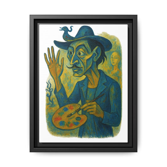 Artistic Framed Canvas Wall Decor, Impressionist - Colorful Art for Home, Unique Gift, Gallery Wall, Artist Decoration, Vintage Style