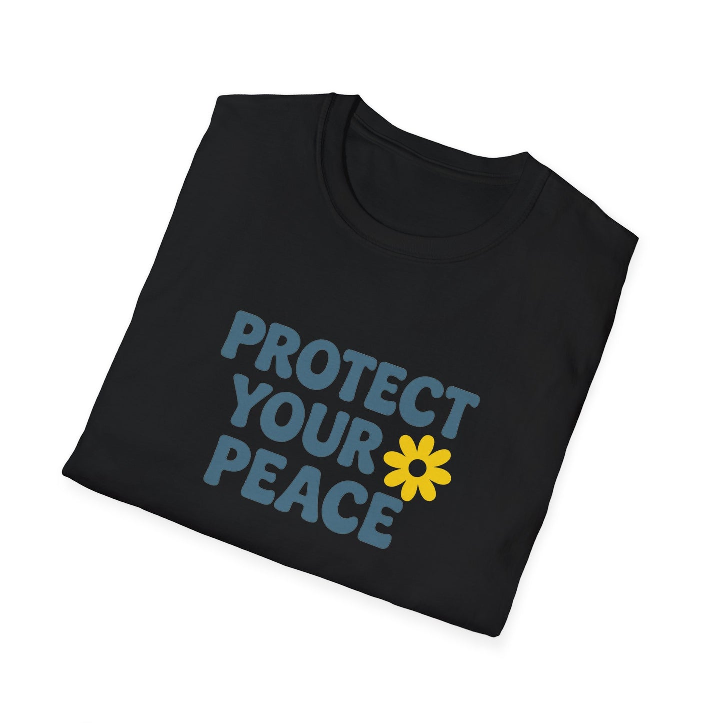 "Protect Your Peace" Casual Softstyle Tee-Shirt