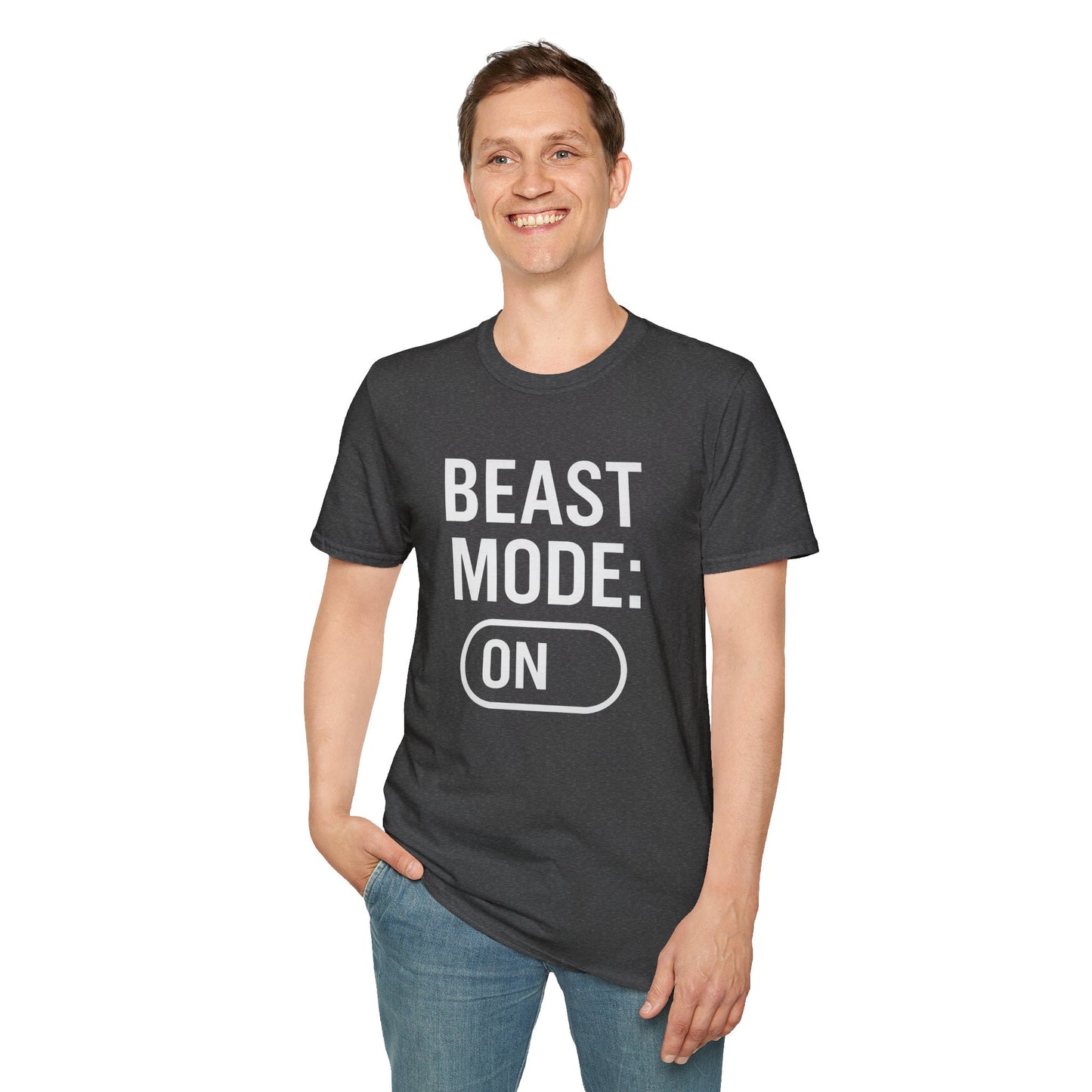 Grit Forge Athletics - Beast Mode Softstyle T-Shirt for Gym Lovers