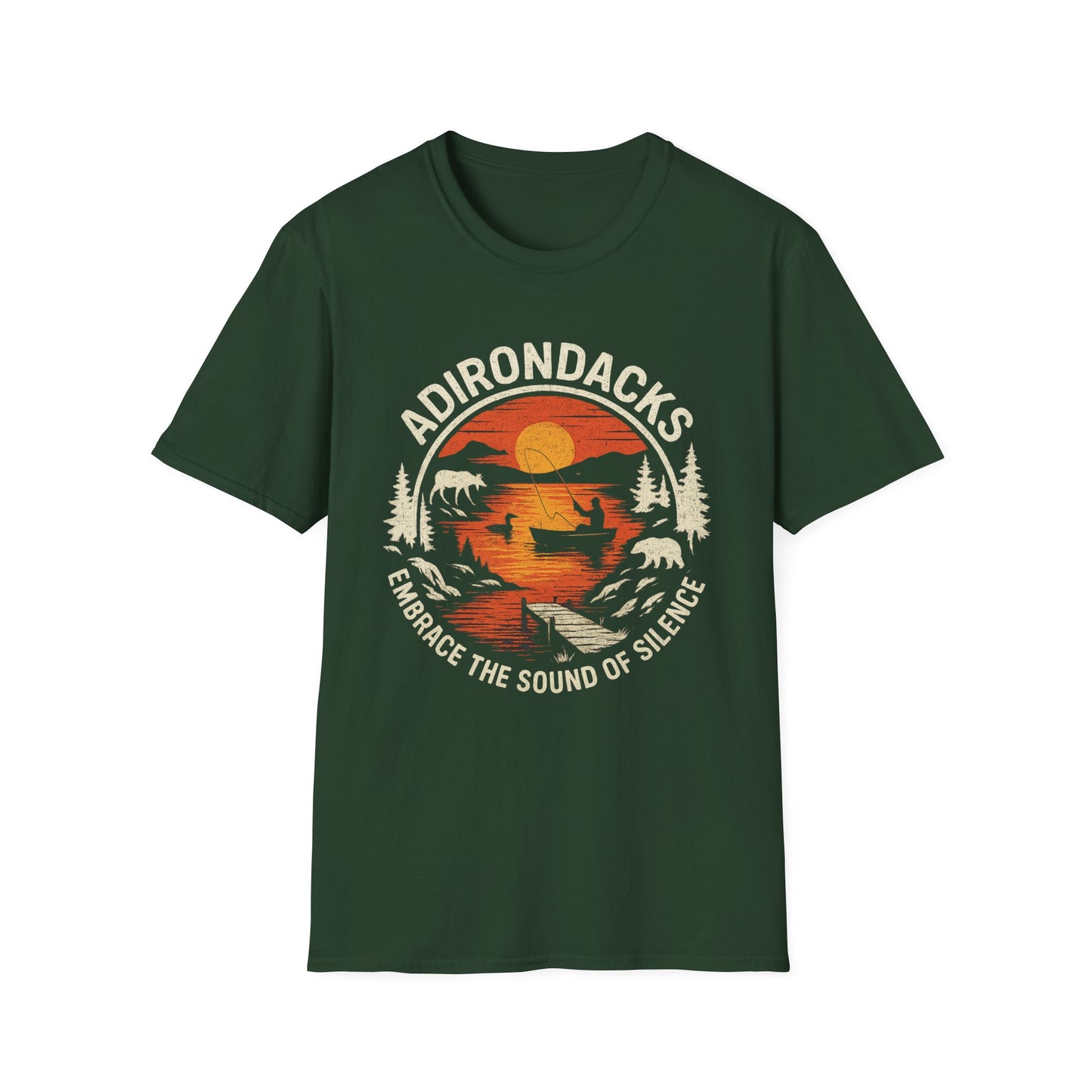 Adirondack Sound of Silence Graphic Tee-Shirt